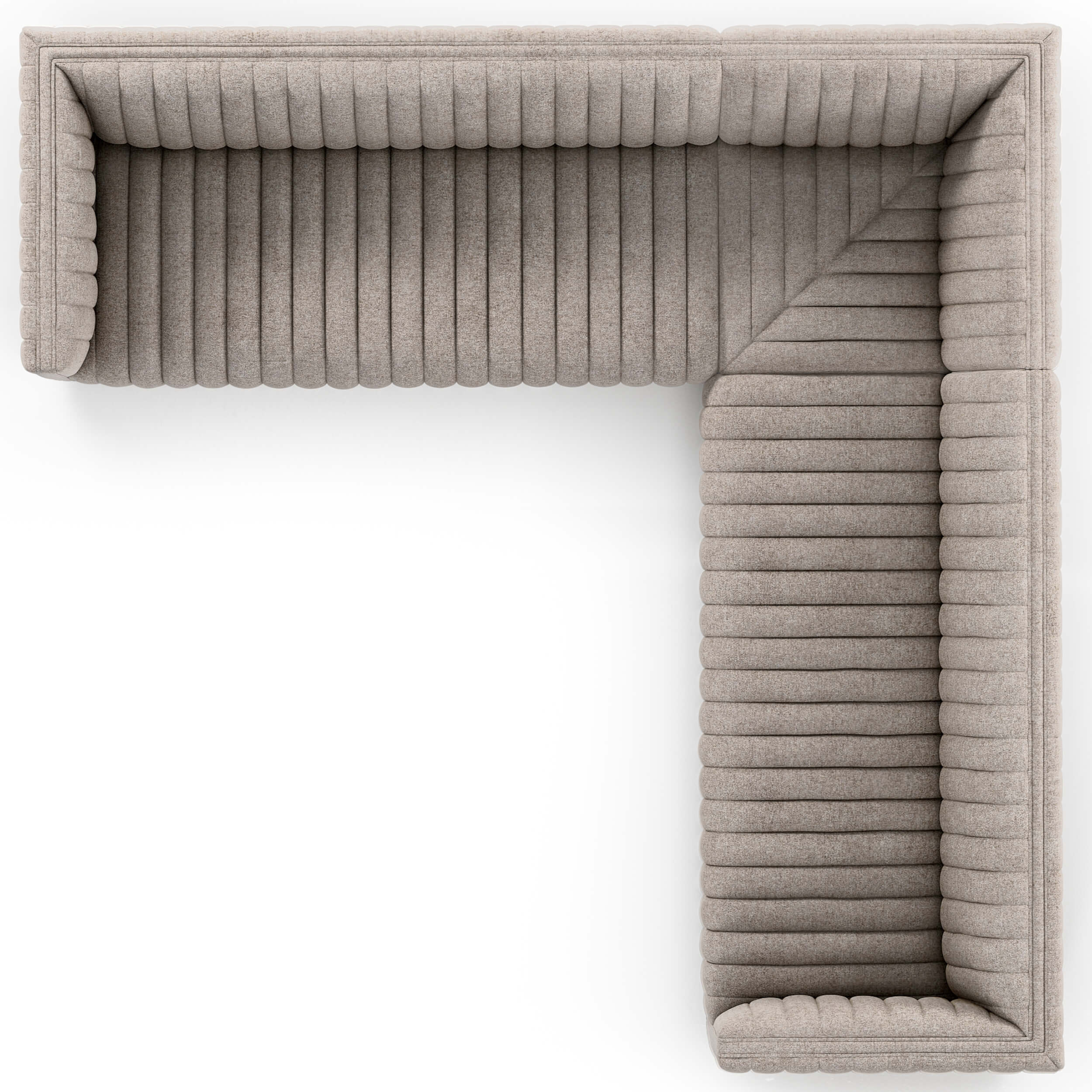 Augustine 3 Piece 105" Sectional, Orly Natural - Image 3