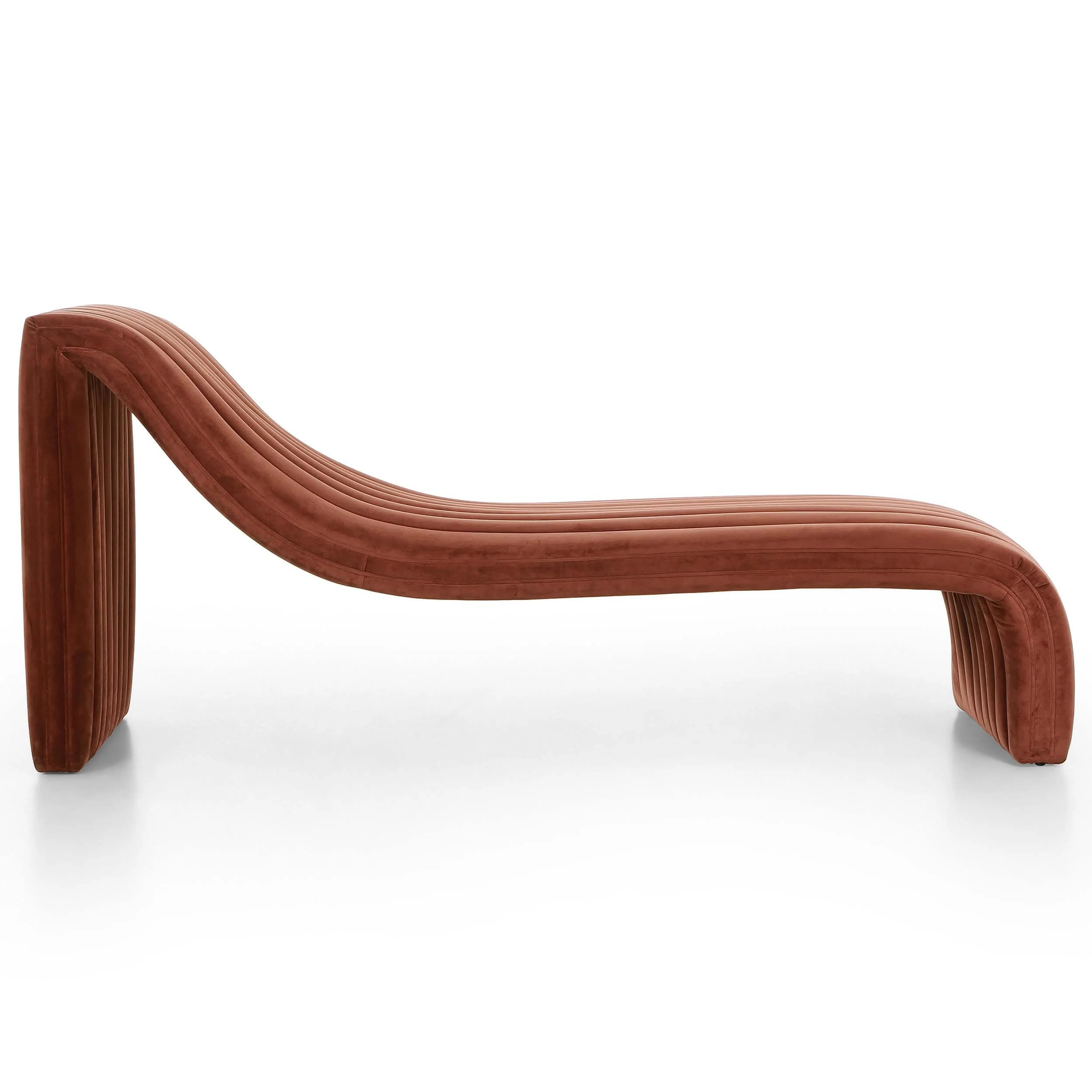 Augustine Chaise Lounge, Surrey Auburn by Four Hands - Image 3