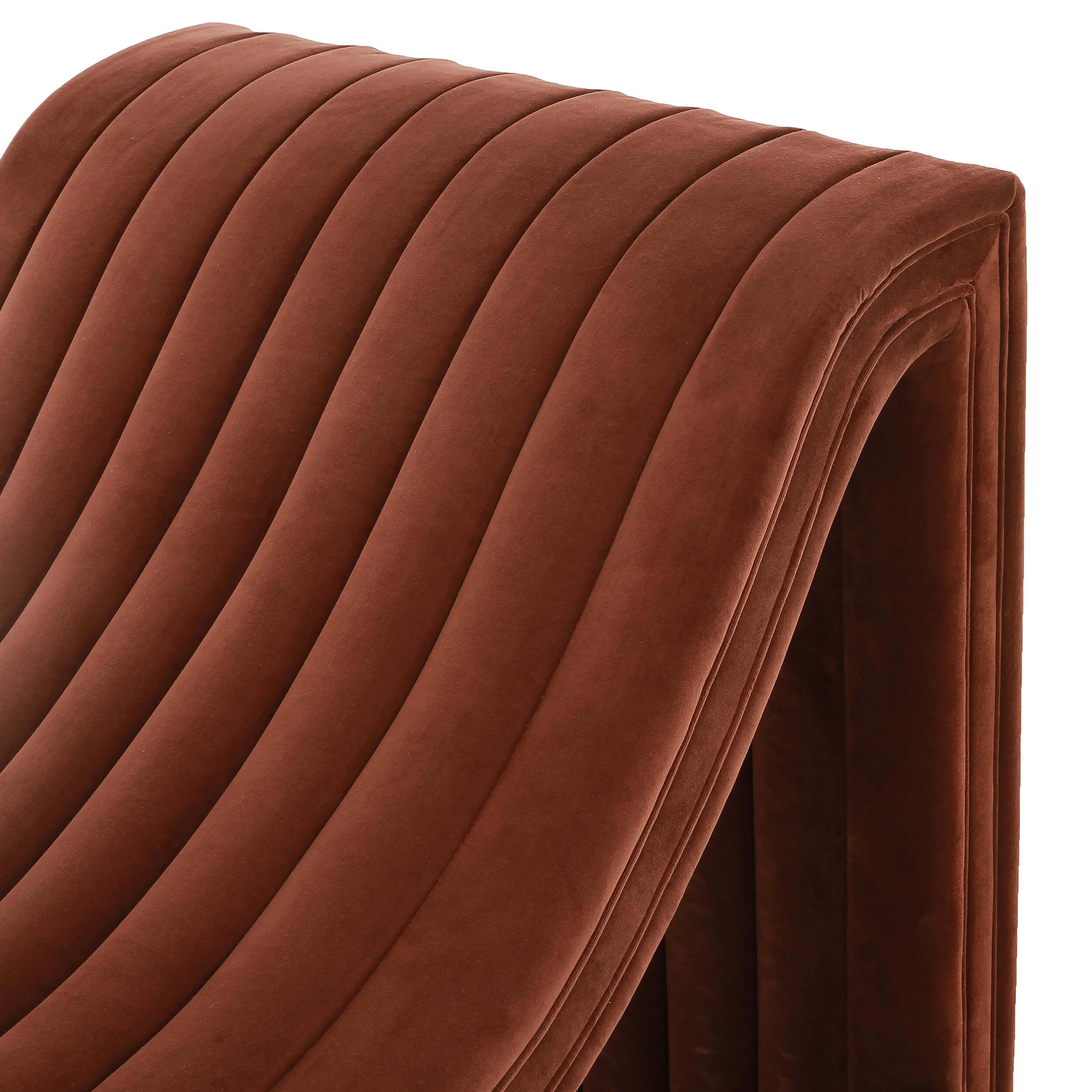 Augustine Chaise Lounge, Surrey Auburn by Four Hands - Image 4