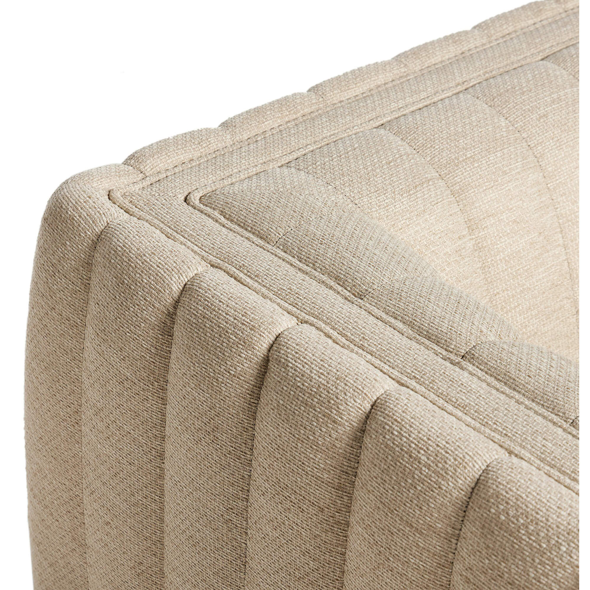 Augustine Outdoor Swivel Chair, Casa Cream by Four Hands - Image 5