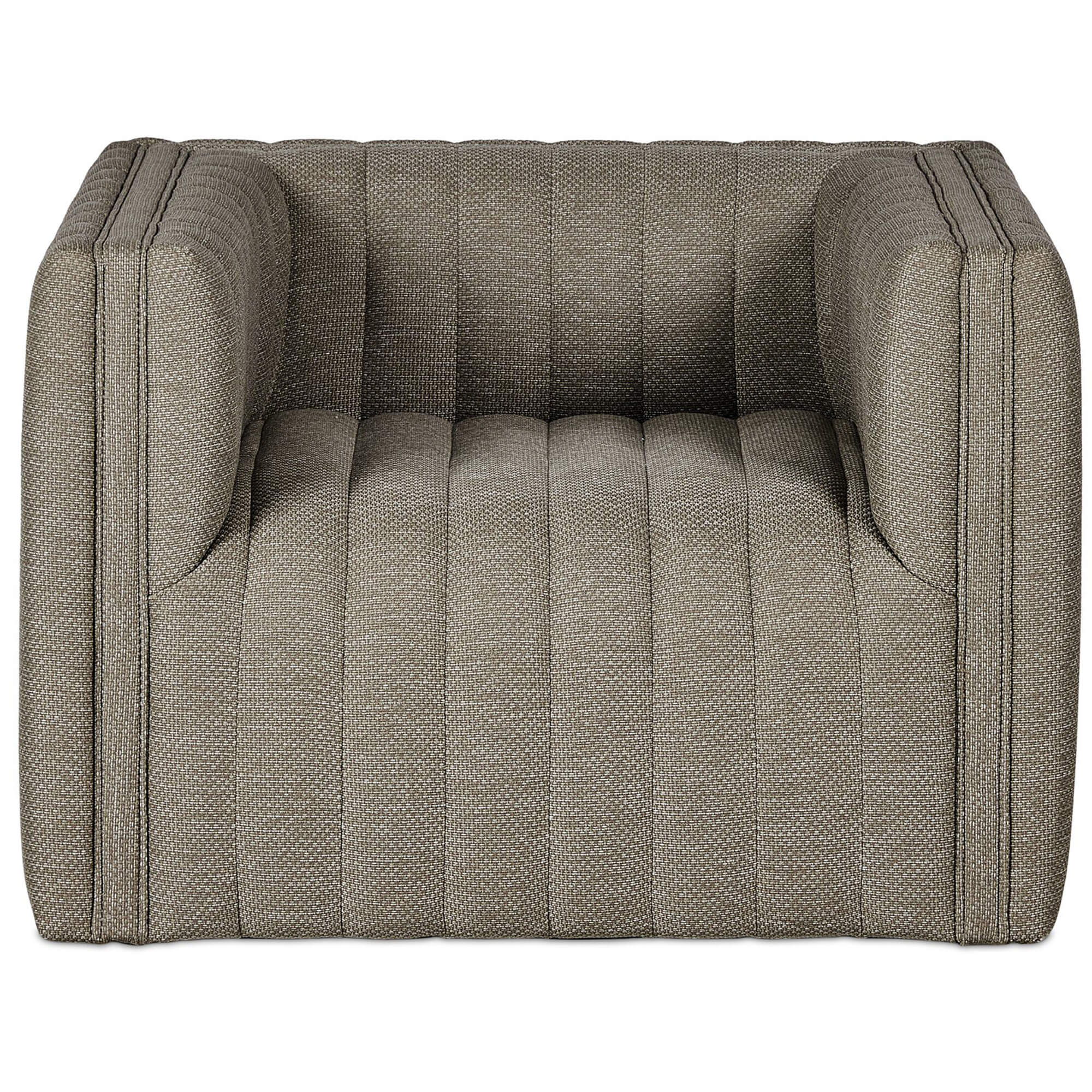 Augustine Outdoor Swivel Chair, Casa Grey by Four Hands - Image 2
