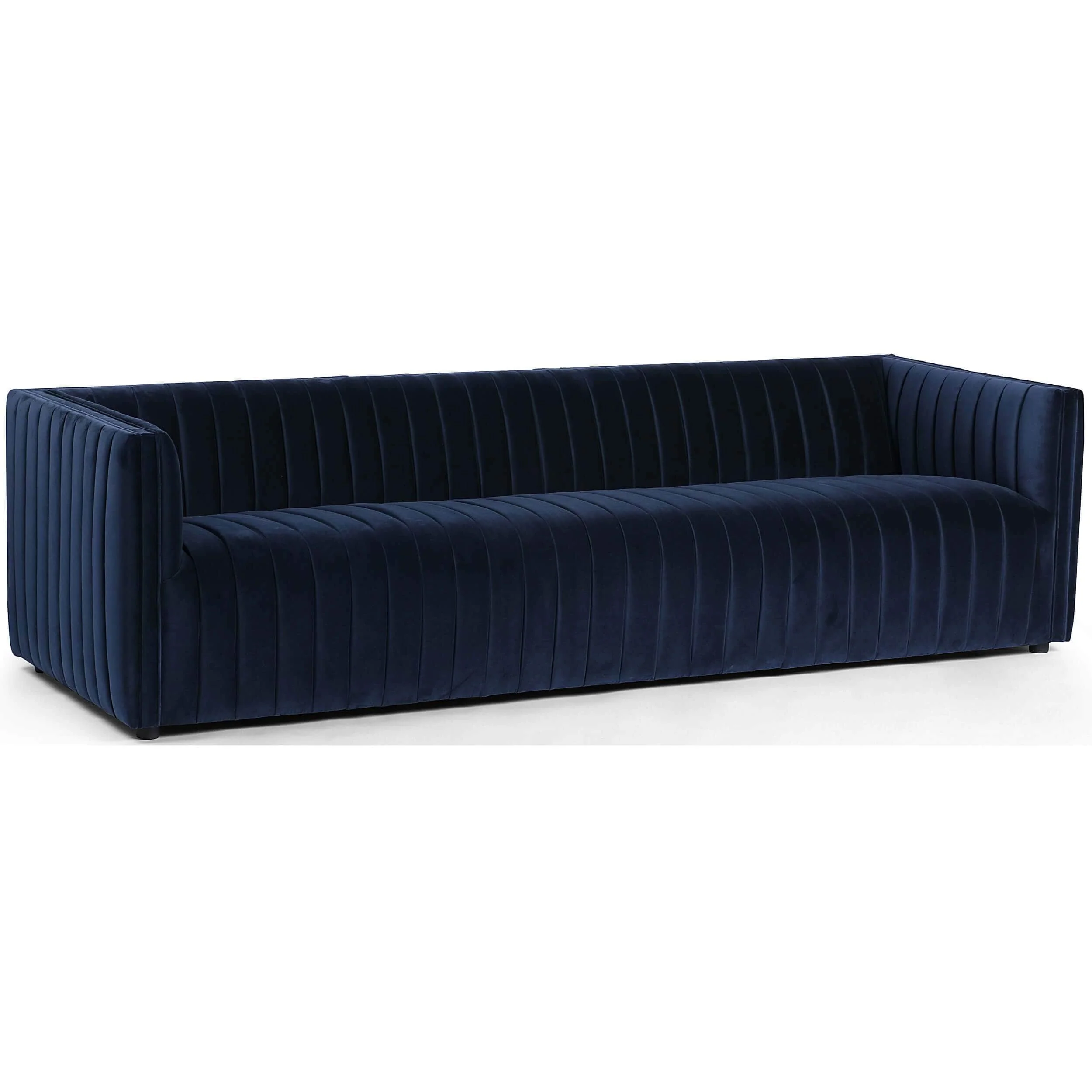 Augustine 97" Sofa, Sapphire Navy by Four Hands - Image 2