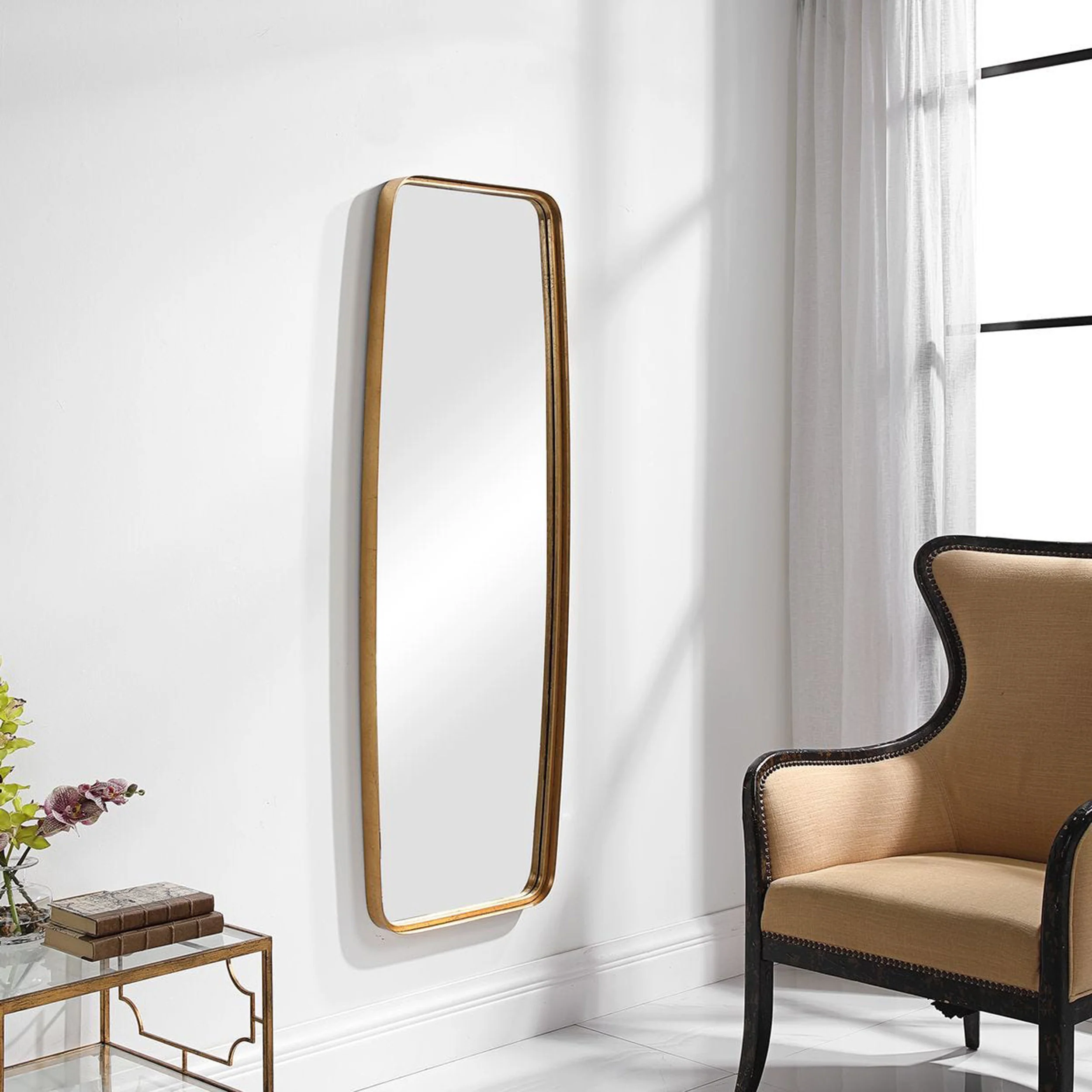 Aura Mirror, Gold - Image 4