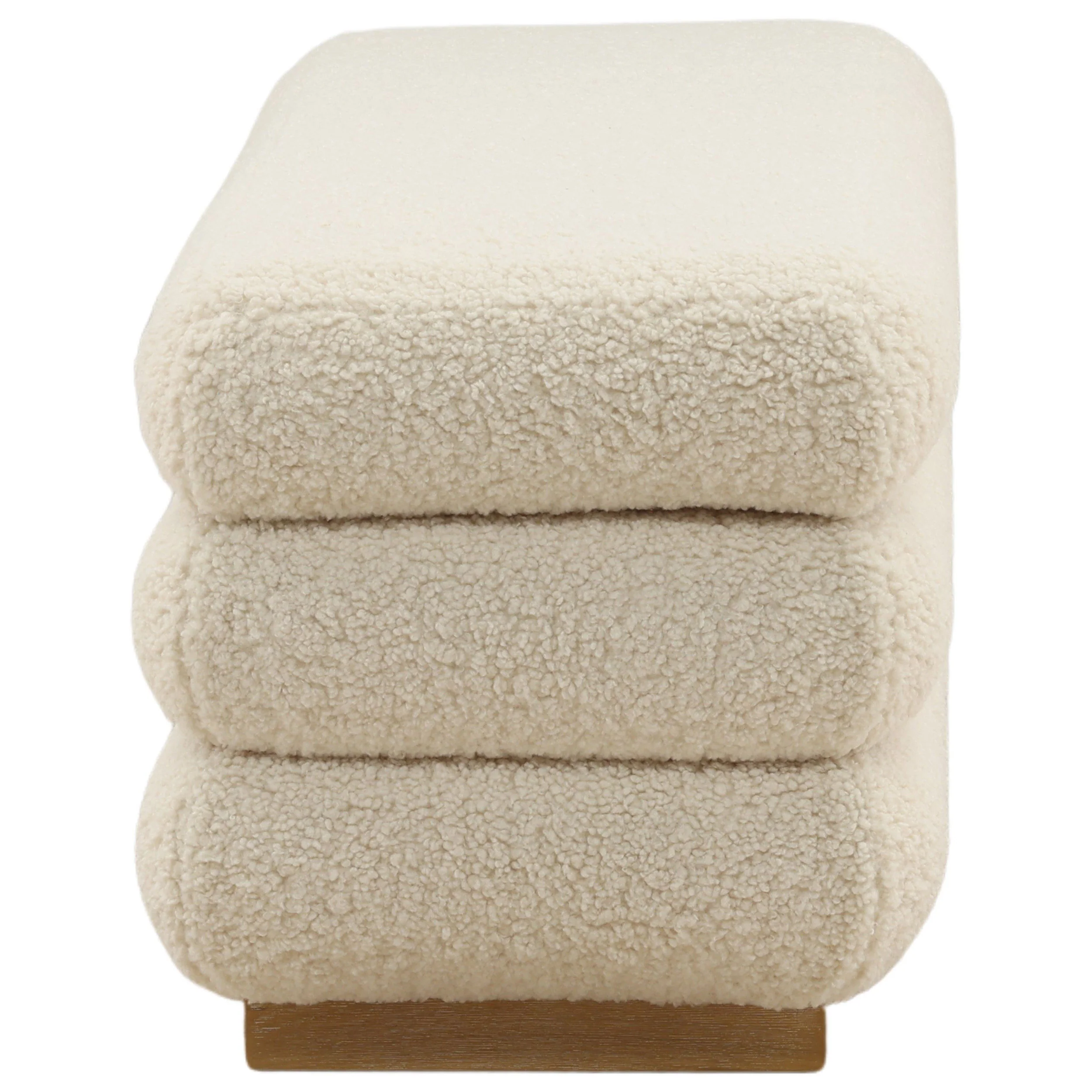 Aura Storage Bench, Cream - Image 3