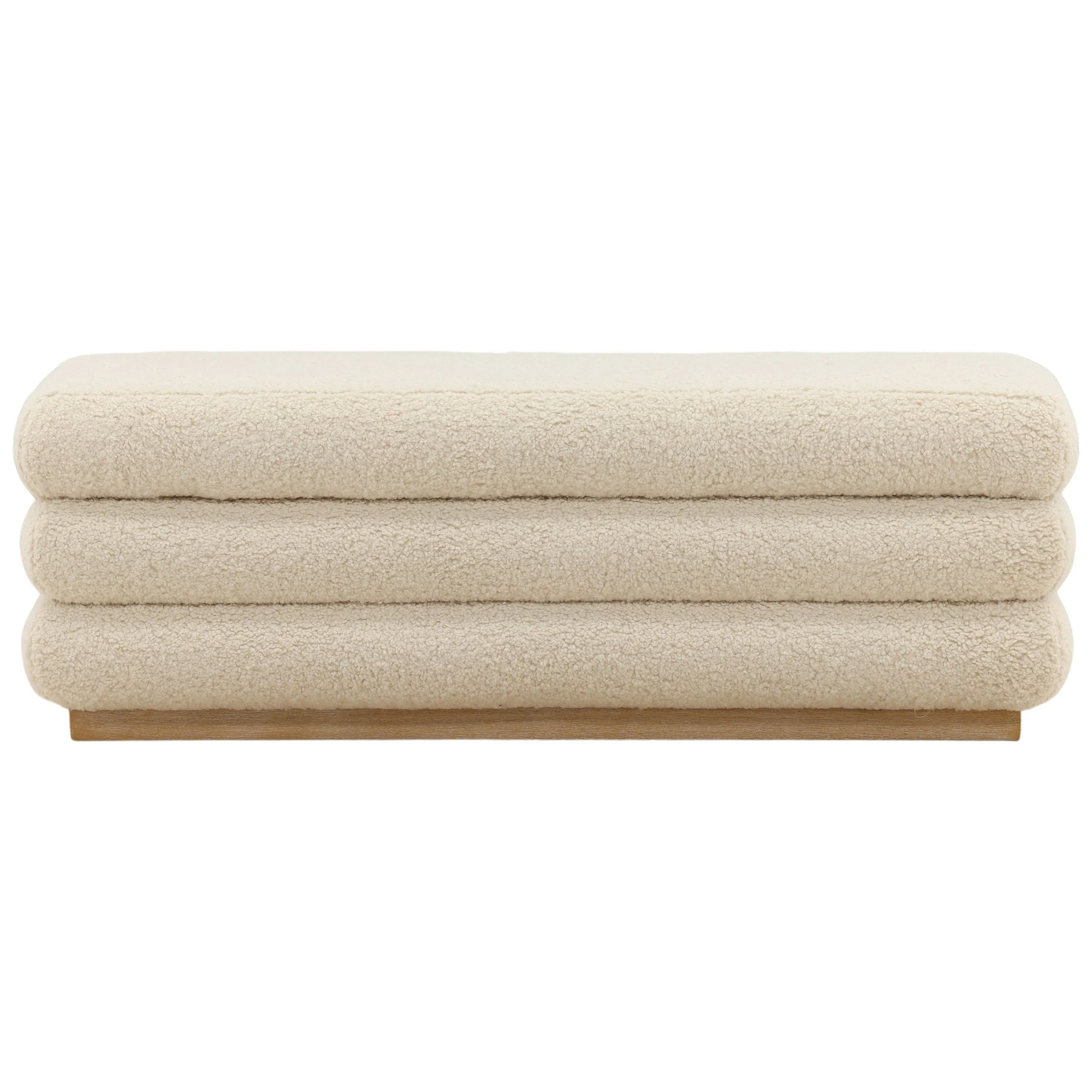 Aura Storage Bench, Cream - Image 4