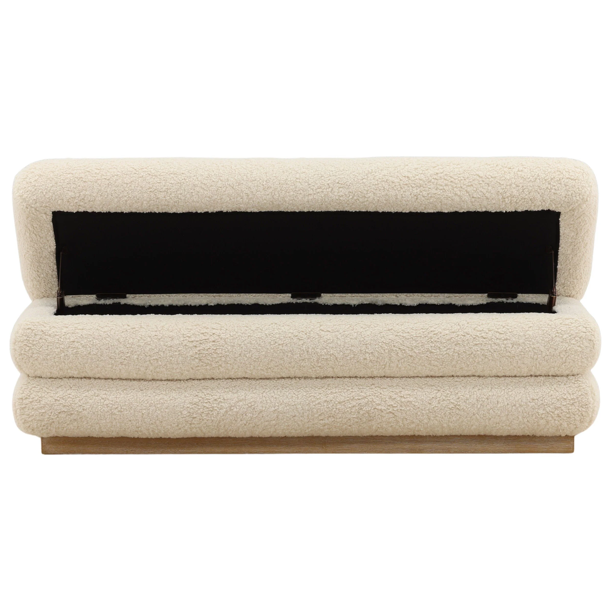 Aura Storage Bench, Cream - Image 5