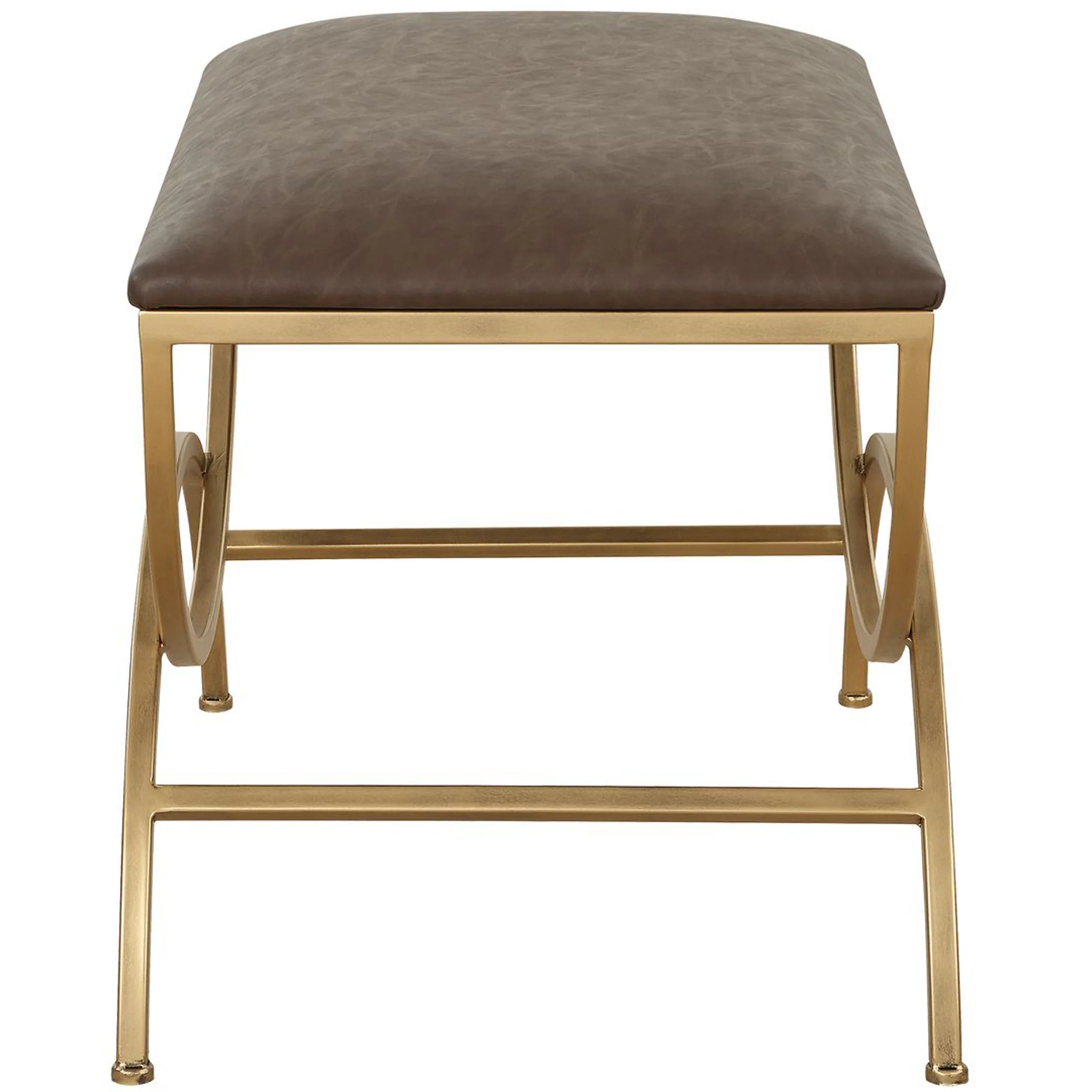Aurelia Accent Stool, Cocoa Distressed - Image 3