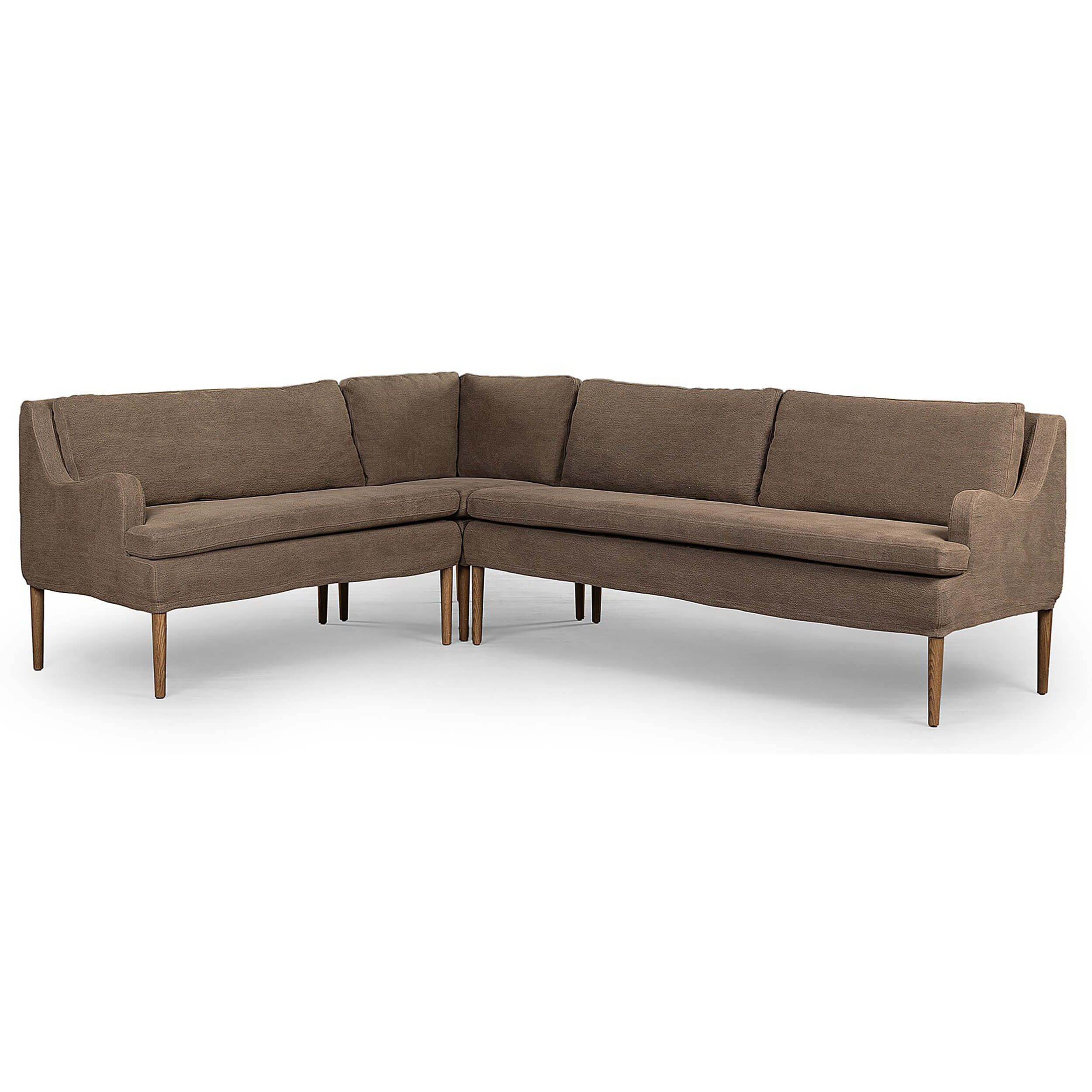 Aurelia Dining Banquette L-Shape, Broadway Coffee by Amber Lewis