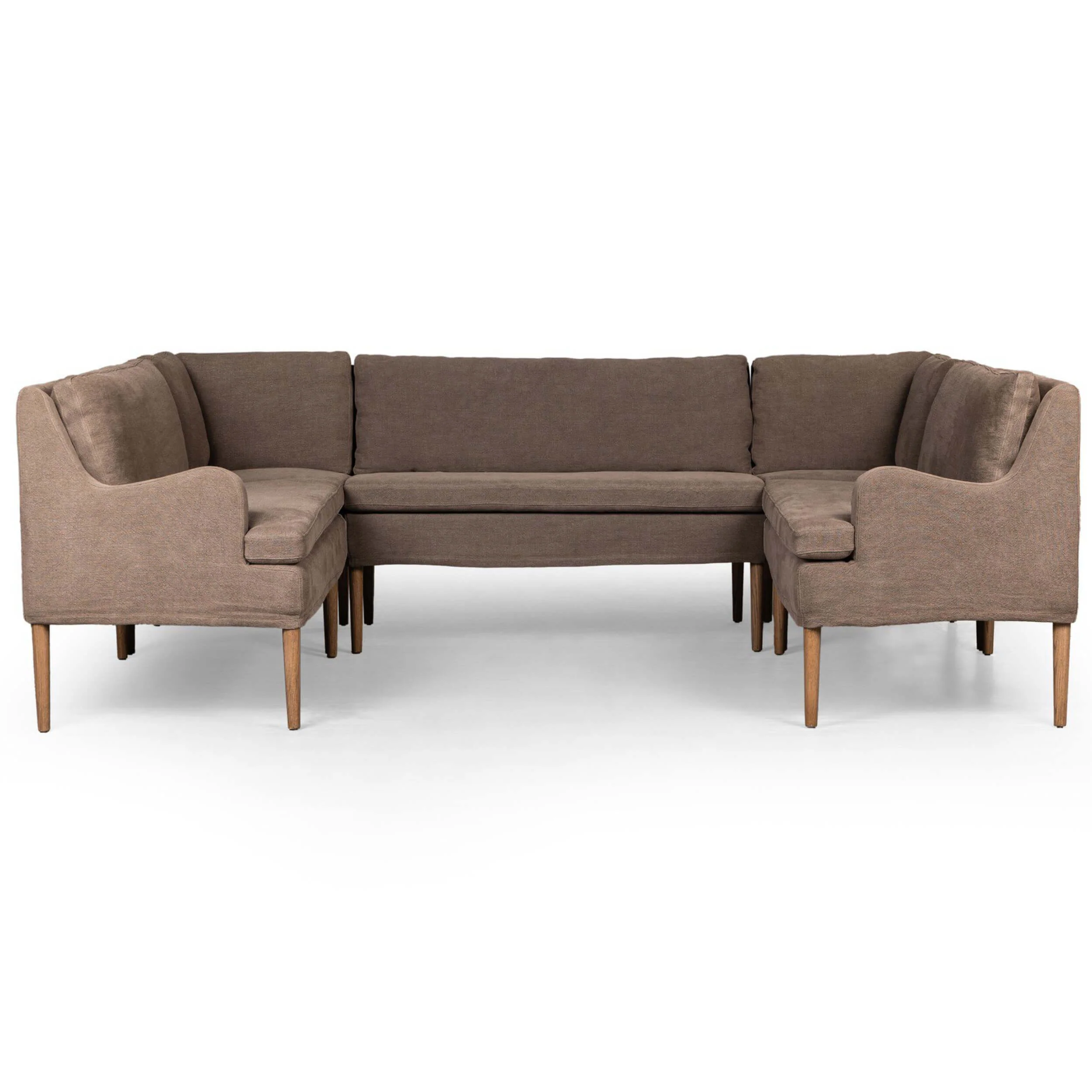 Aurelia Dining U-Shape Banquette, Broadway Coffee by Amber Lewis x Four Hands - Image 2