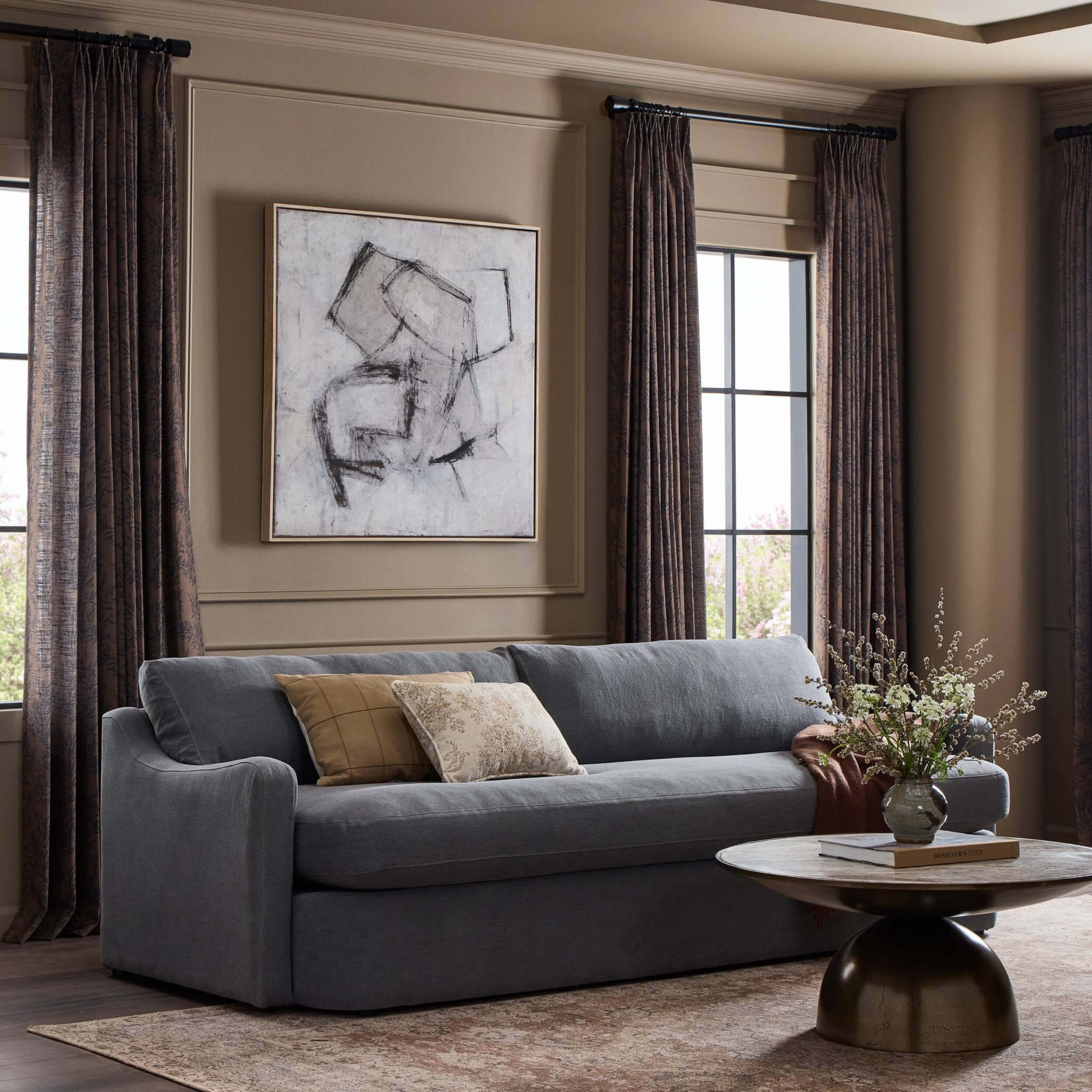 Aurelia Sofa, Broadway Denim by Amber Lewis x Four Hands - Image 6