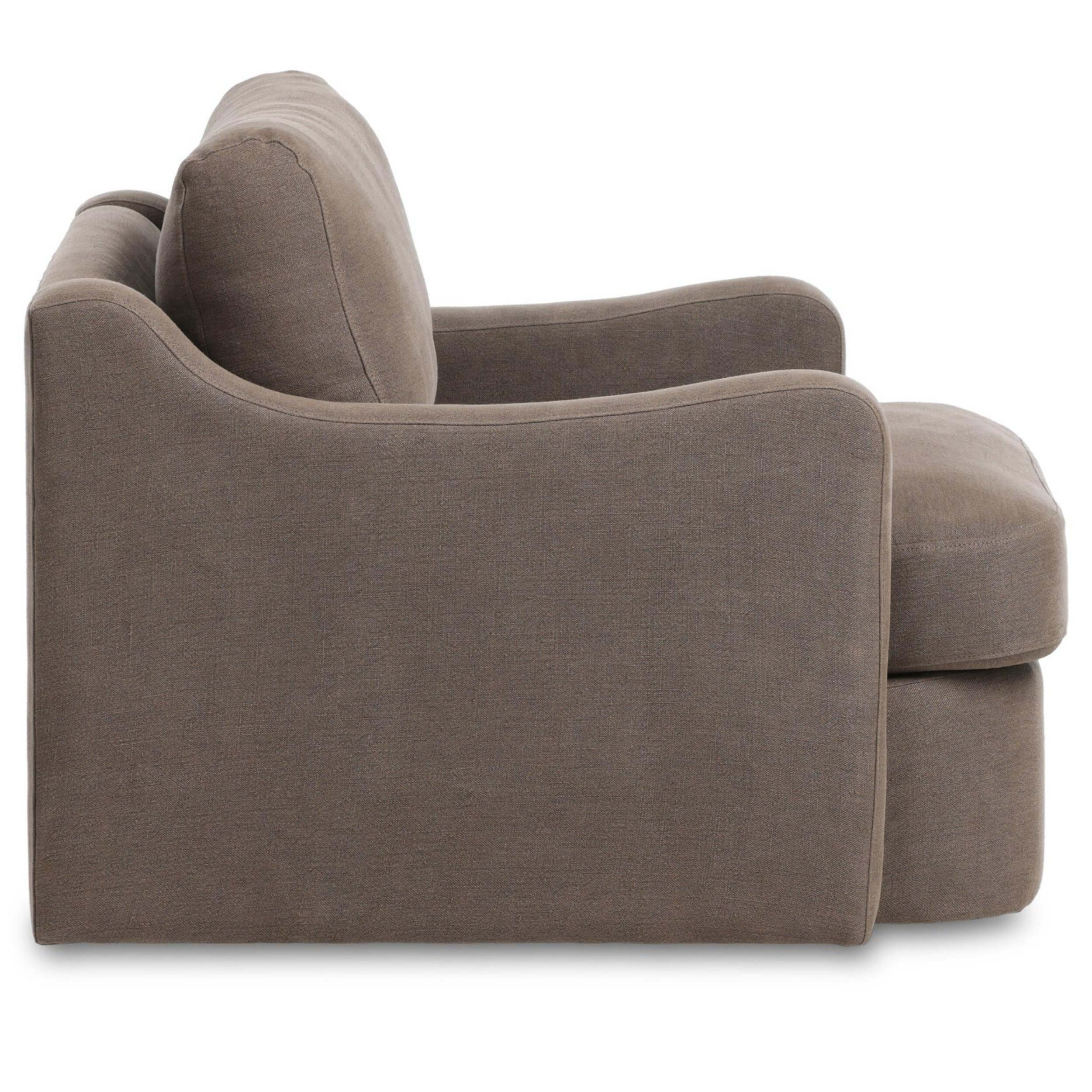 Aurelia Swivel Chair, Broadway Coffee by Amber Lewis x Four Hands - Image 3