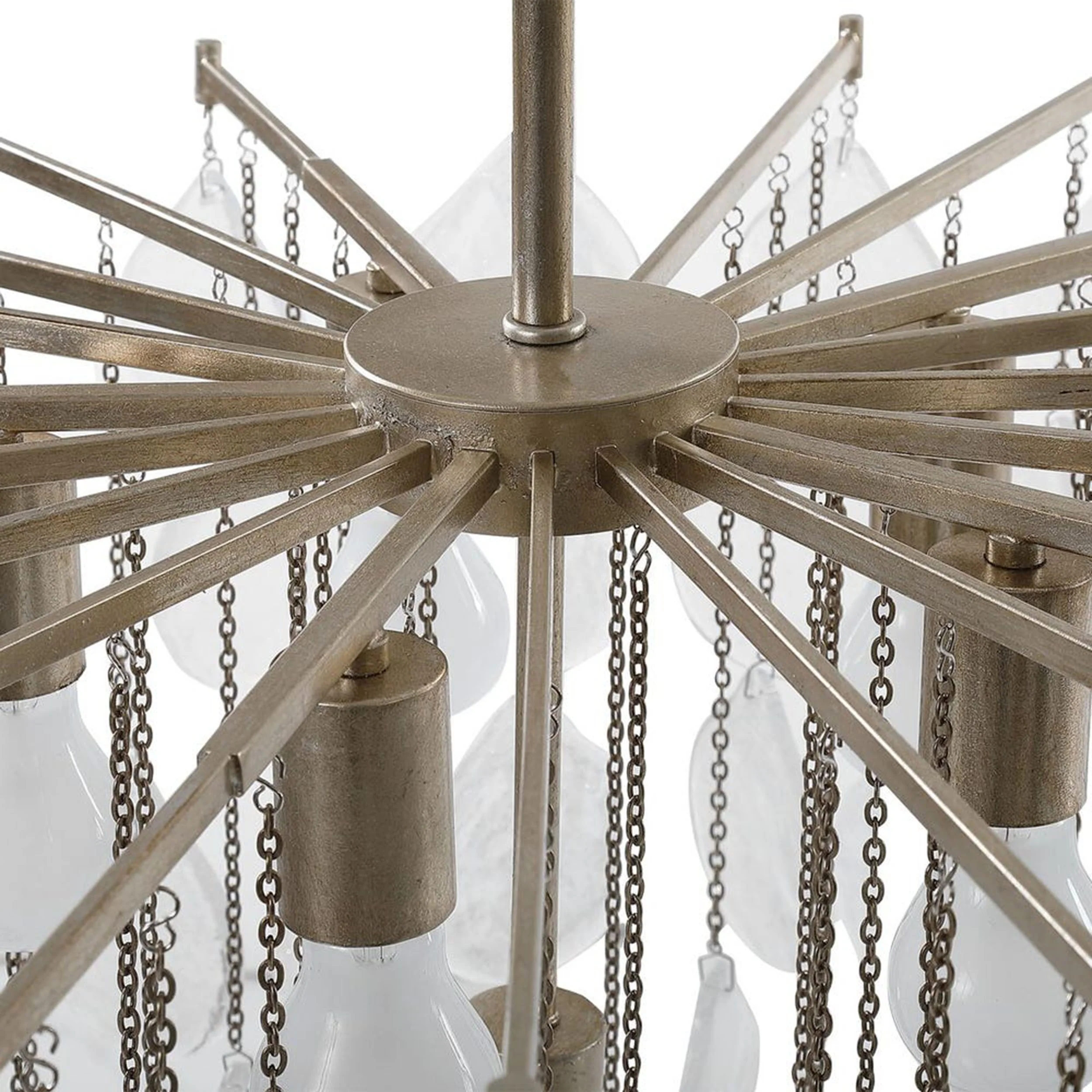 Goccia 6 Light Pendant, Silver - Image 5