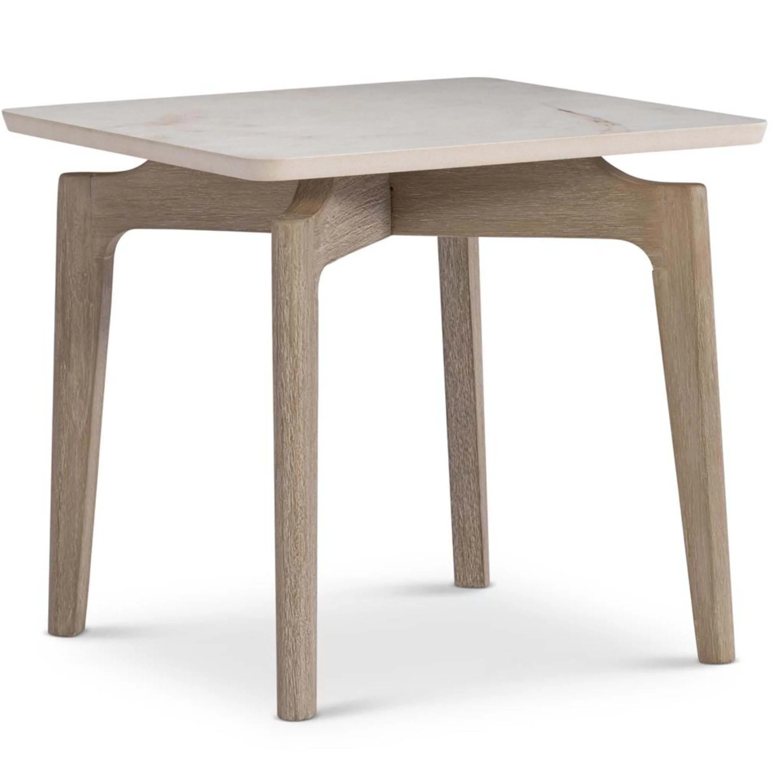 Aurora Outdoor Side Table, Warm Shale