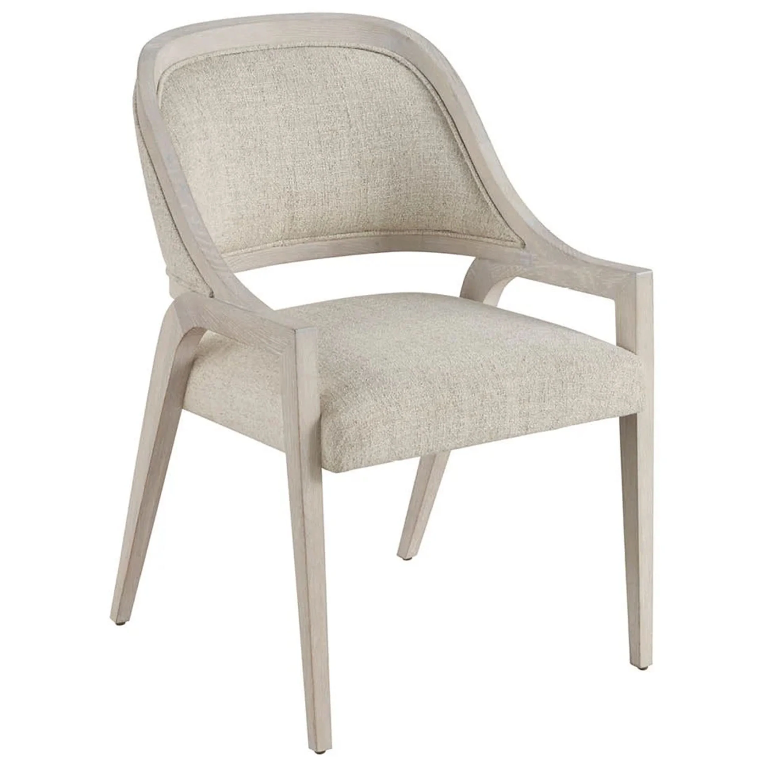 Avaline Side Chair, Monique Linen/White Oak