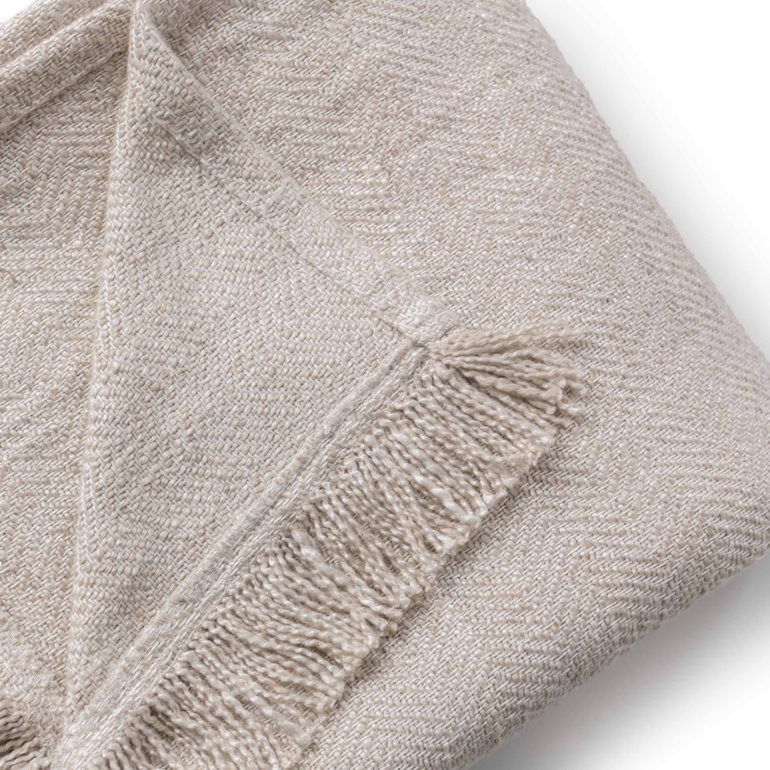 Avani Blanket, Natural - Image 3