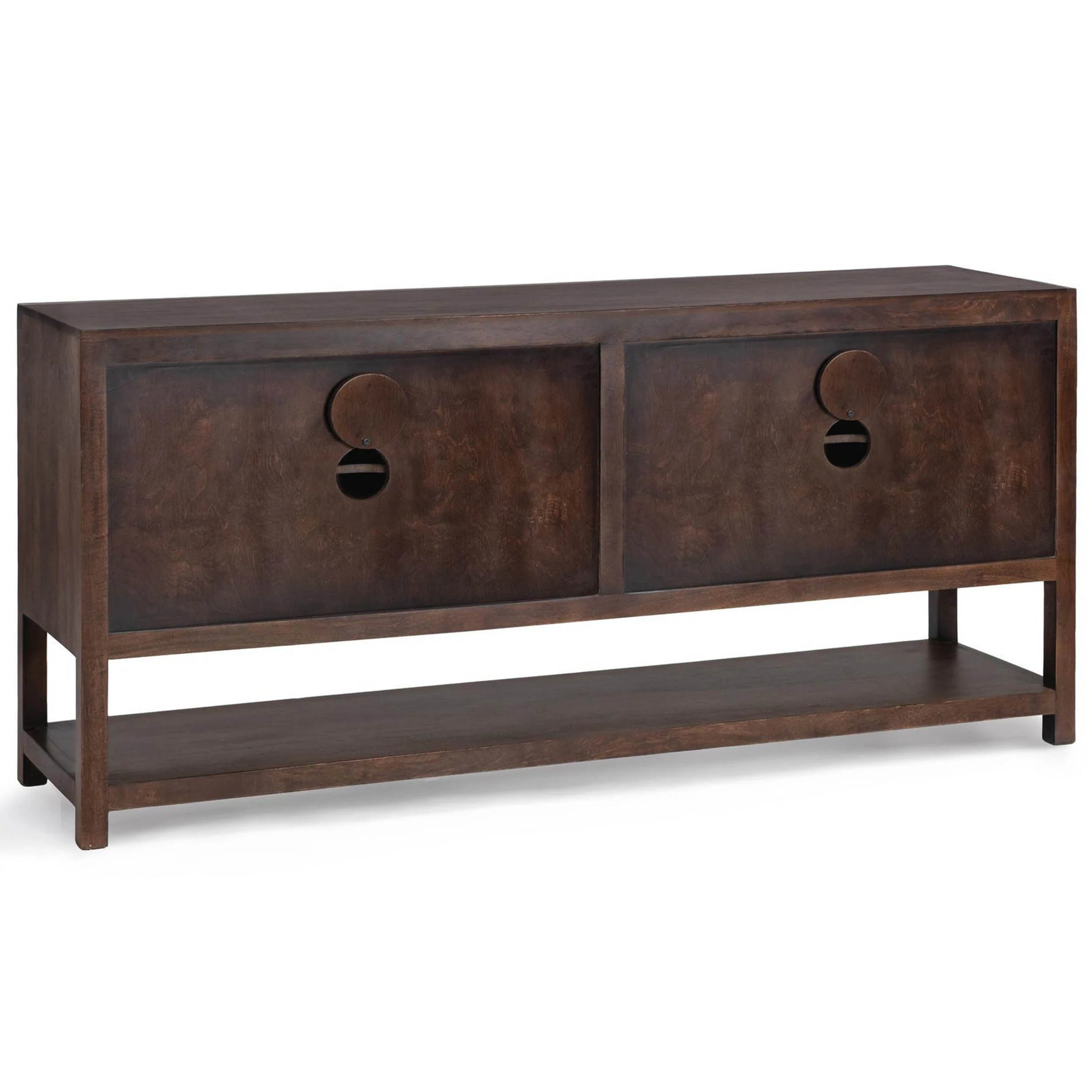 Avara 4 Door Cabinet, Brown - Image 4