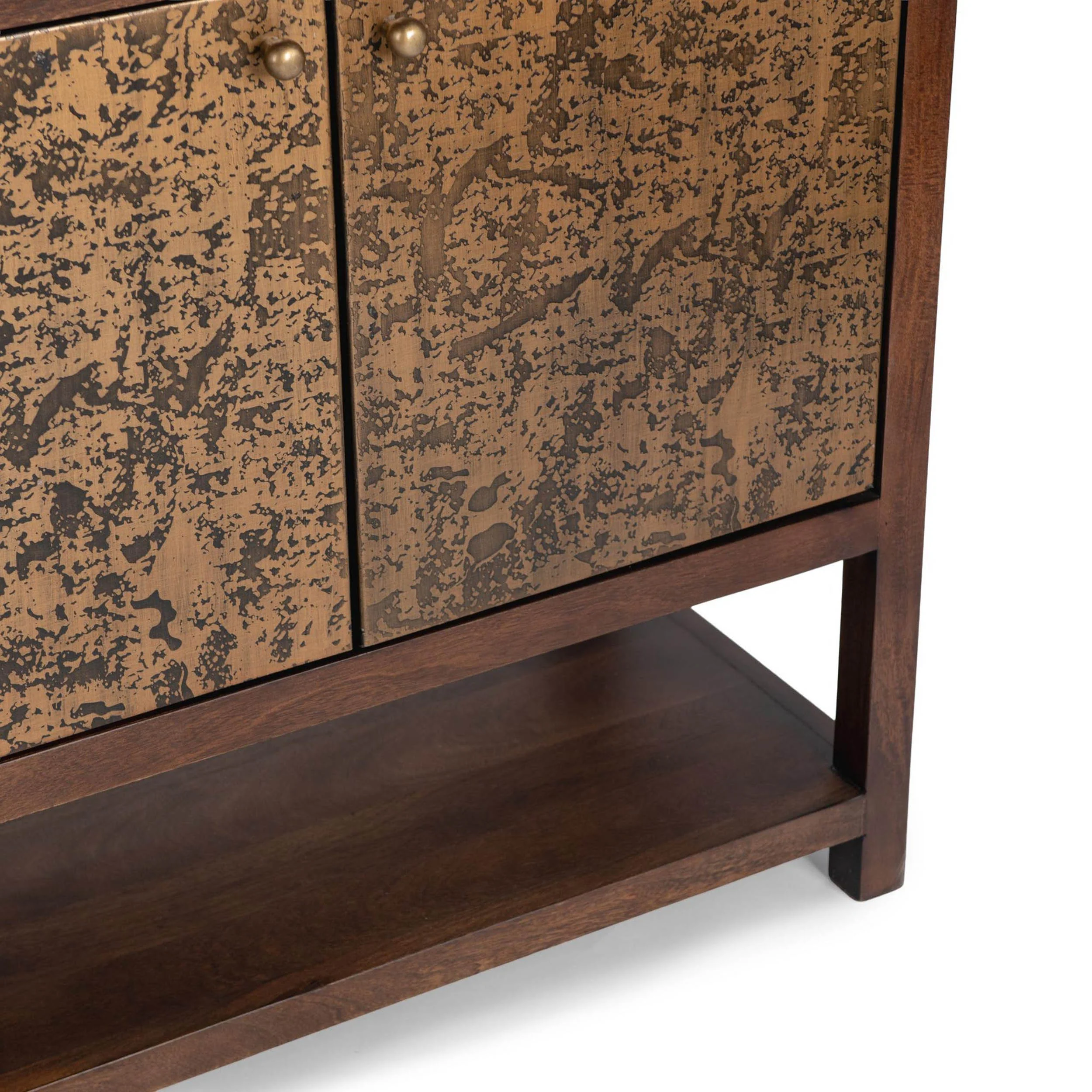 Avara 4 Door Cabinet, Brown - Image 6