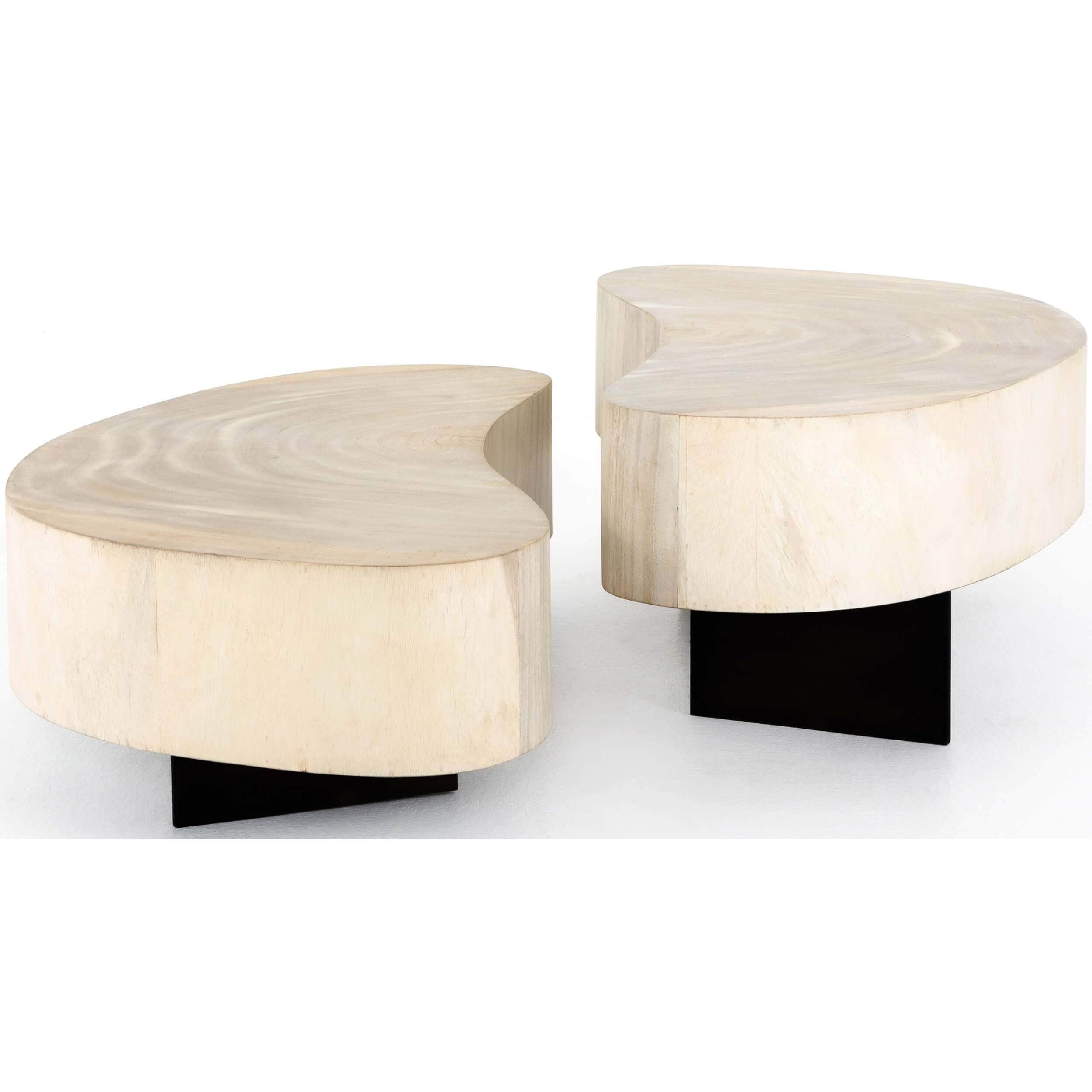 Avett Coffee Table, Bleached Guanacaste by Four Hands - Image 2