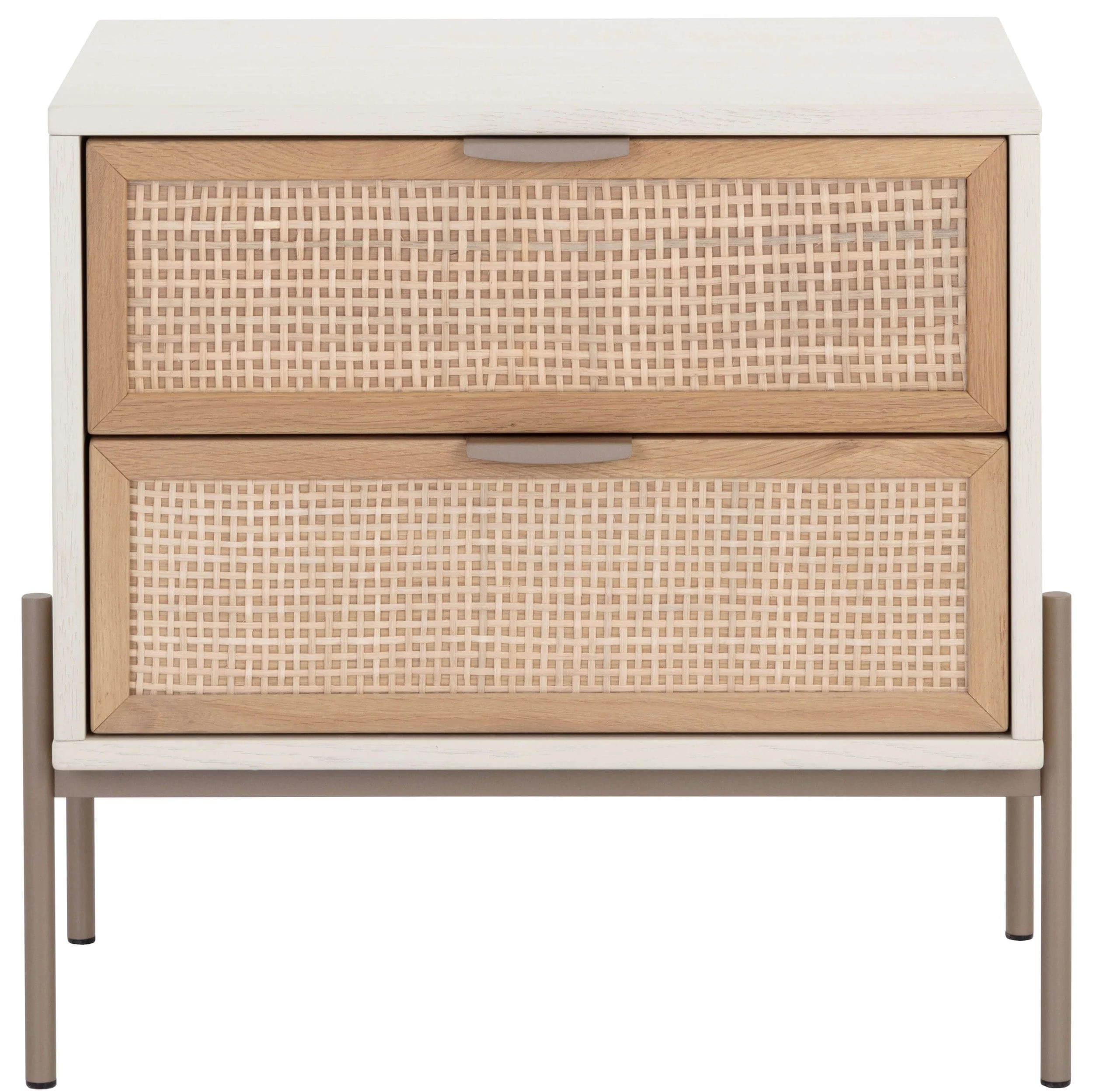 Avida Nightstand, Cream/Natural - Image 2
