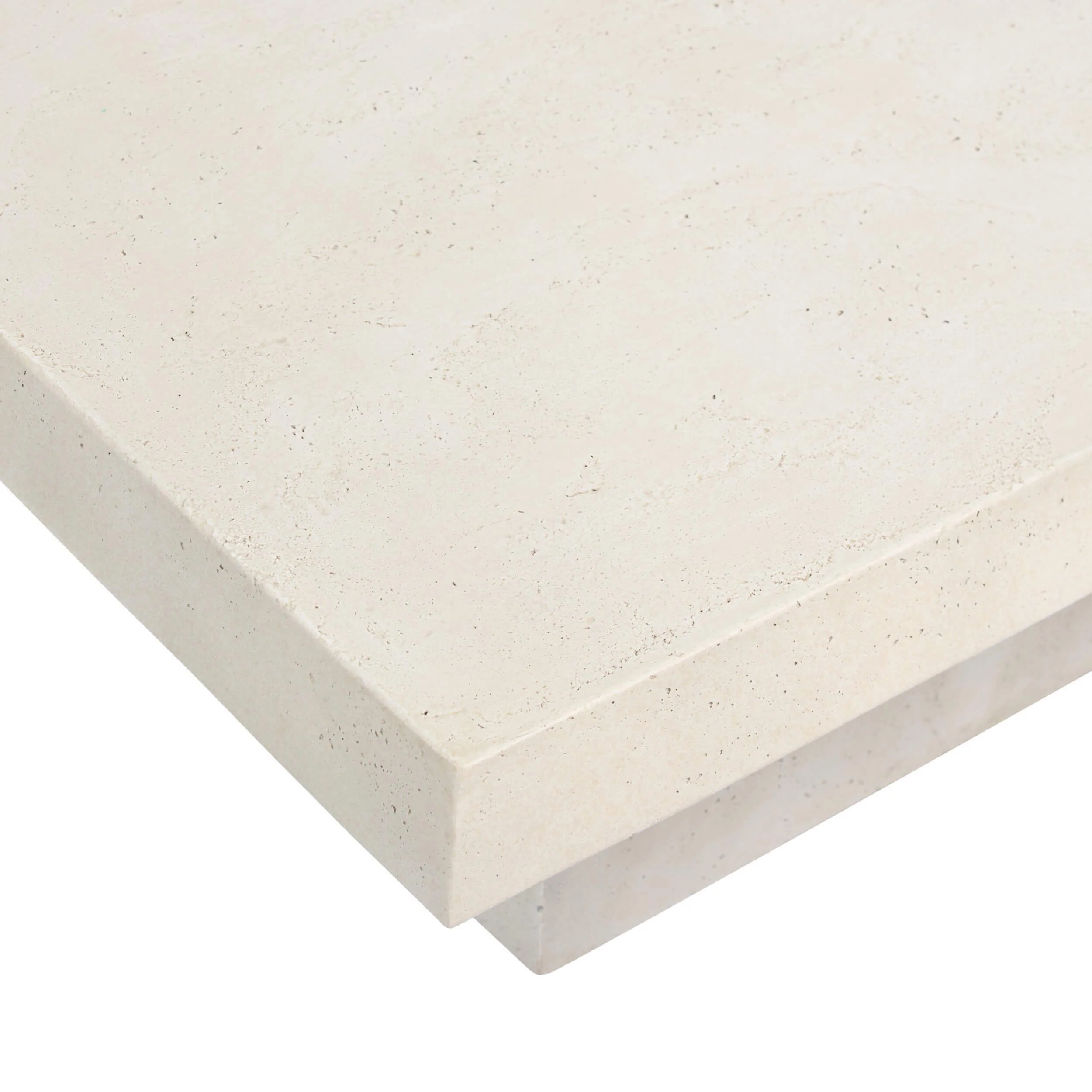 Avila Outdoor Coffee Table, Aged White by Amber Lewis x Four Hands - Image 3