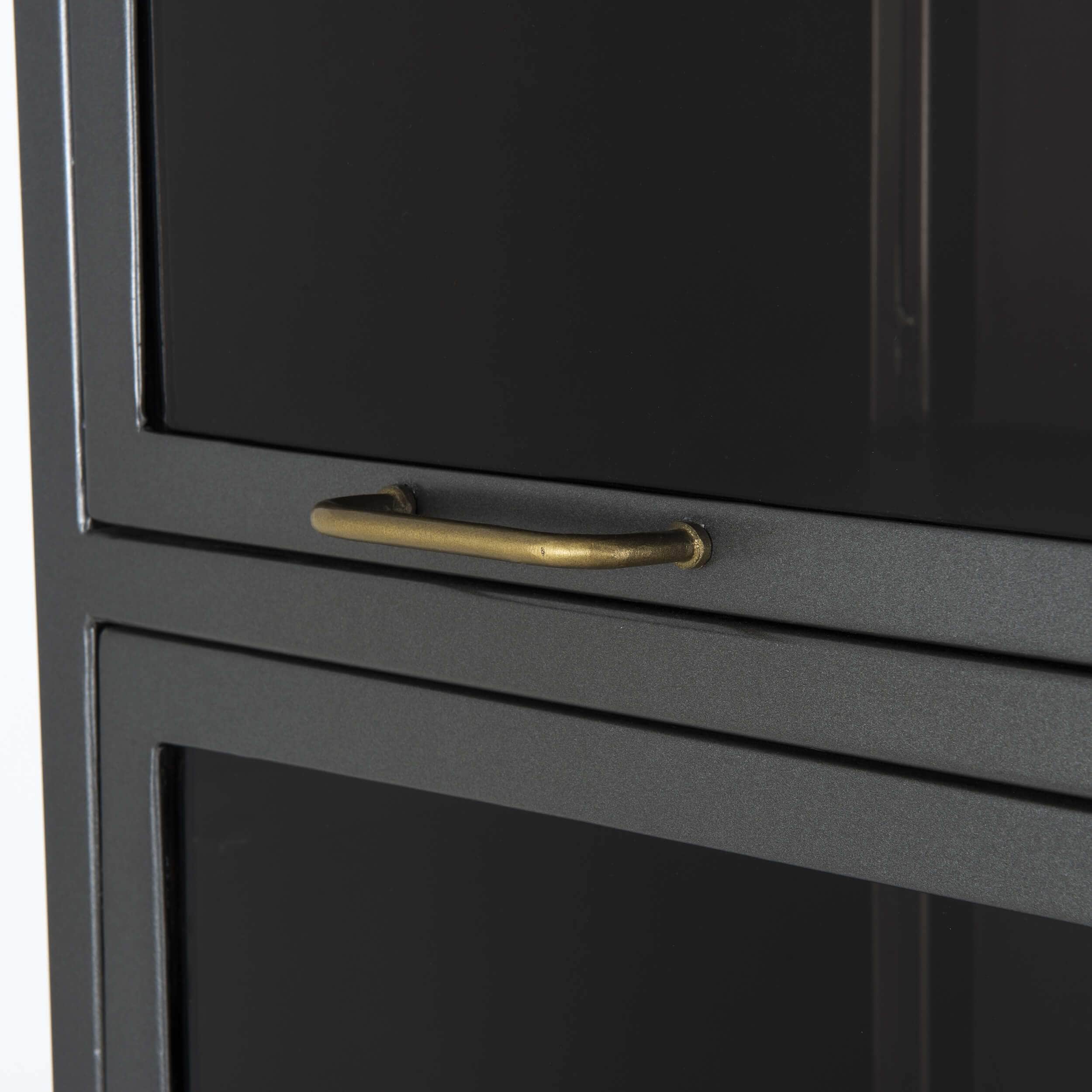 Aviva Barrister Cabinet, Gunmetal by Four Hands - Image 4