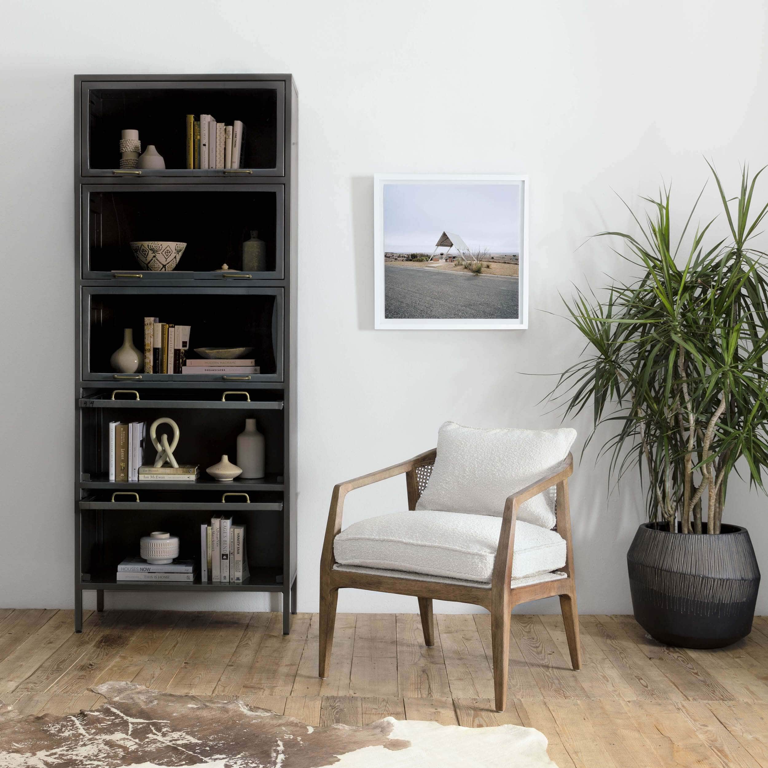 Aviva Barrister Cabinet, Gunmetal by Four Hands - Image 6