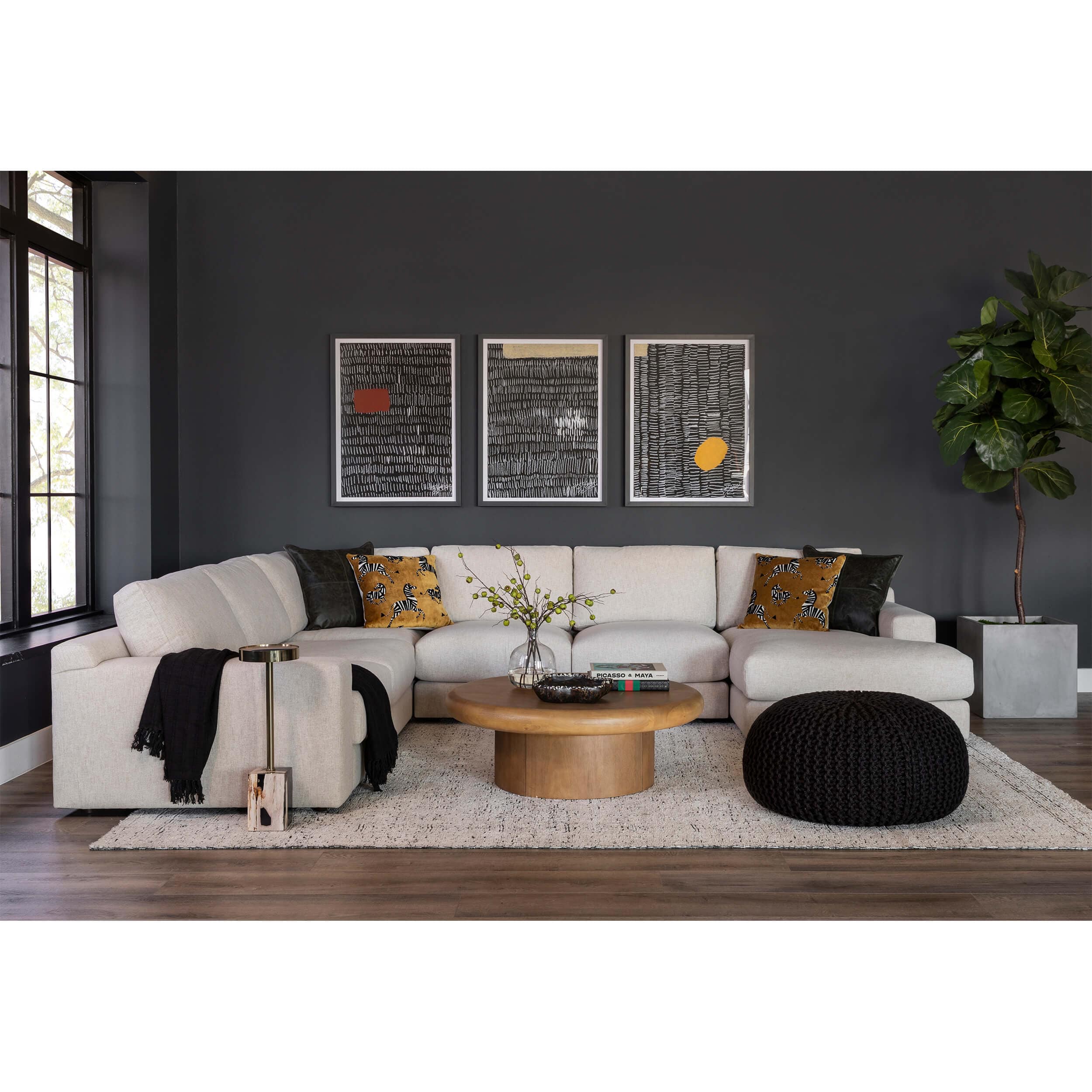 Axel Sectional, Cassie Desert - Image 5