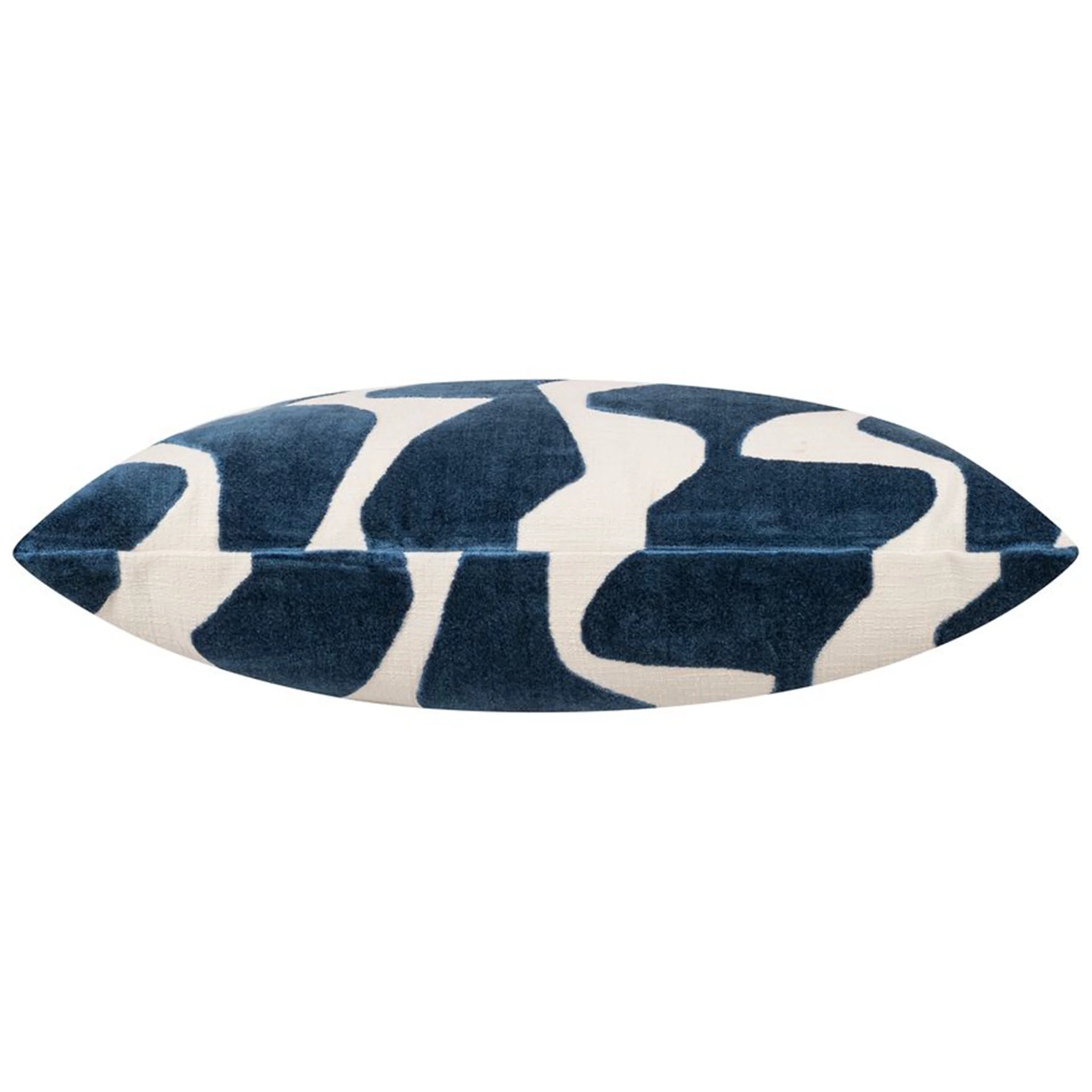 Axel Wavy Pillow, Navy - Image 2