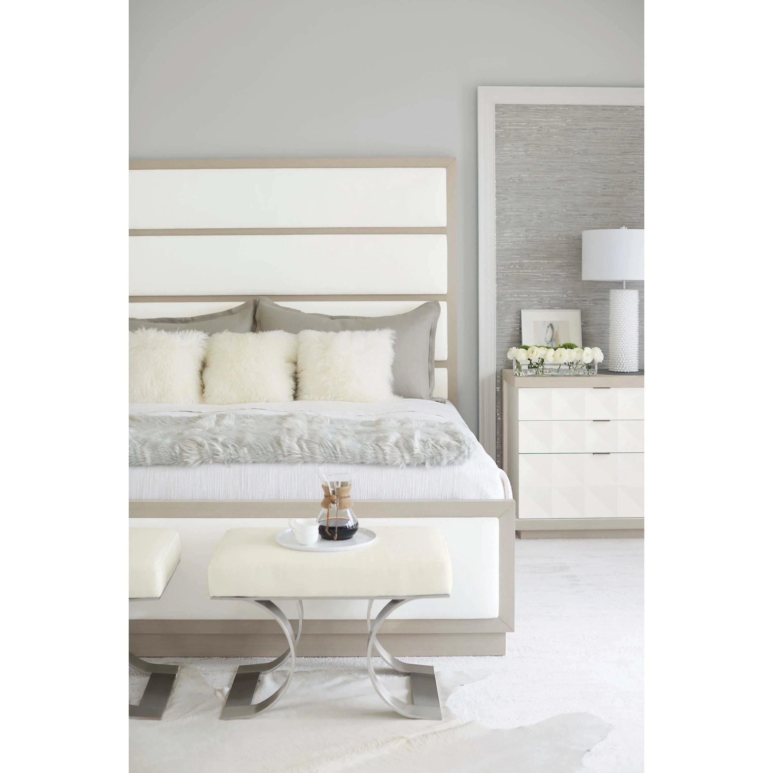 Axiom Upholstered Panel Bed - Image 5