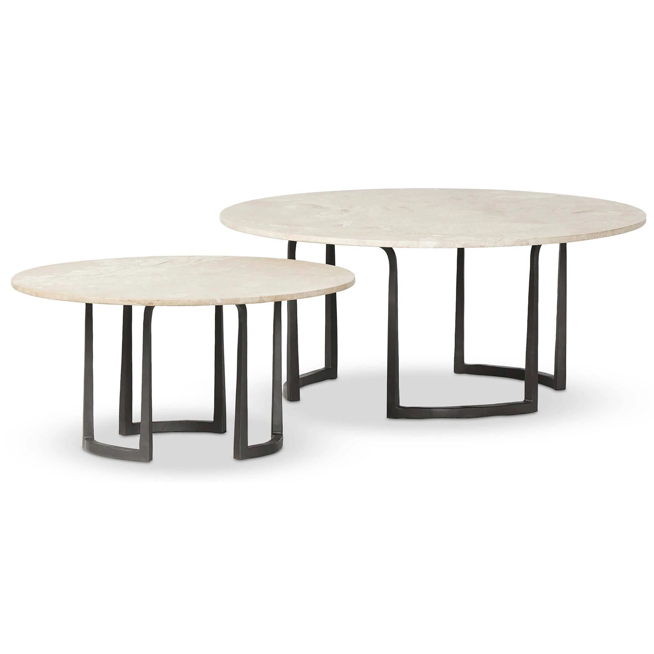 Axtell Nesting Coffee Table, Lunar Marble by Four Hands