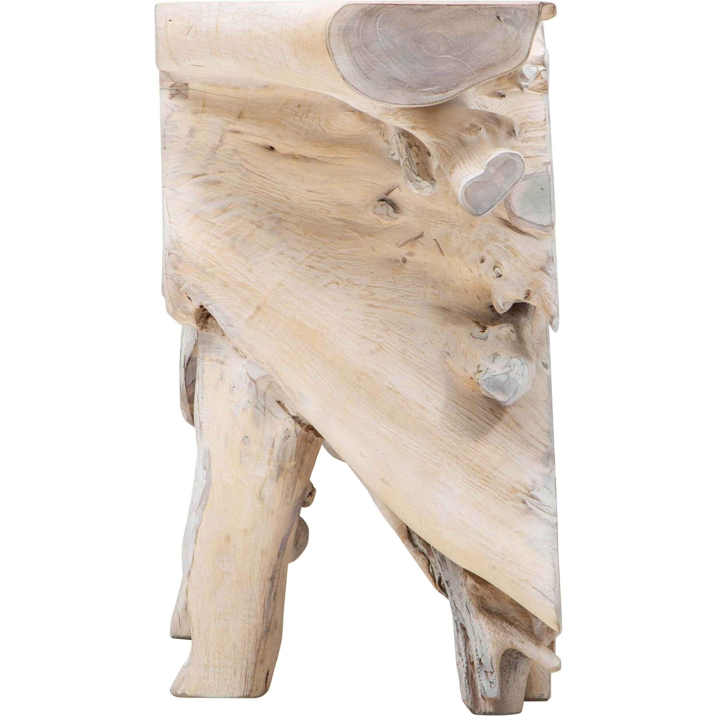 Cypress Root Console Table, White Wash - Image 3