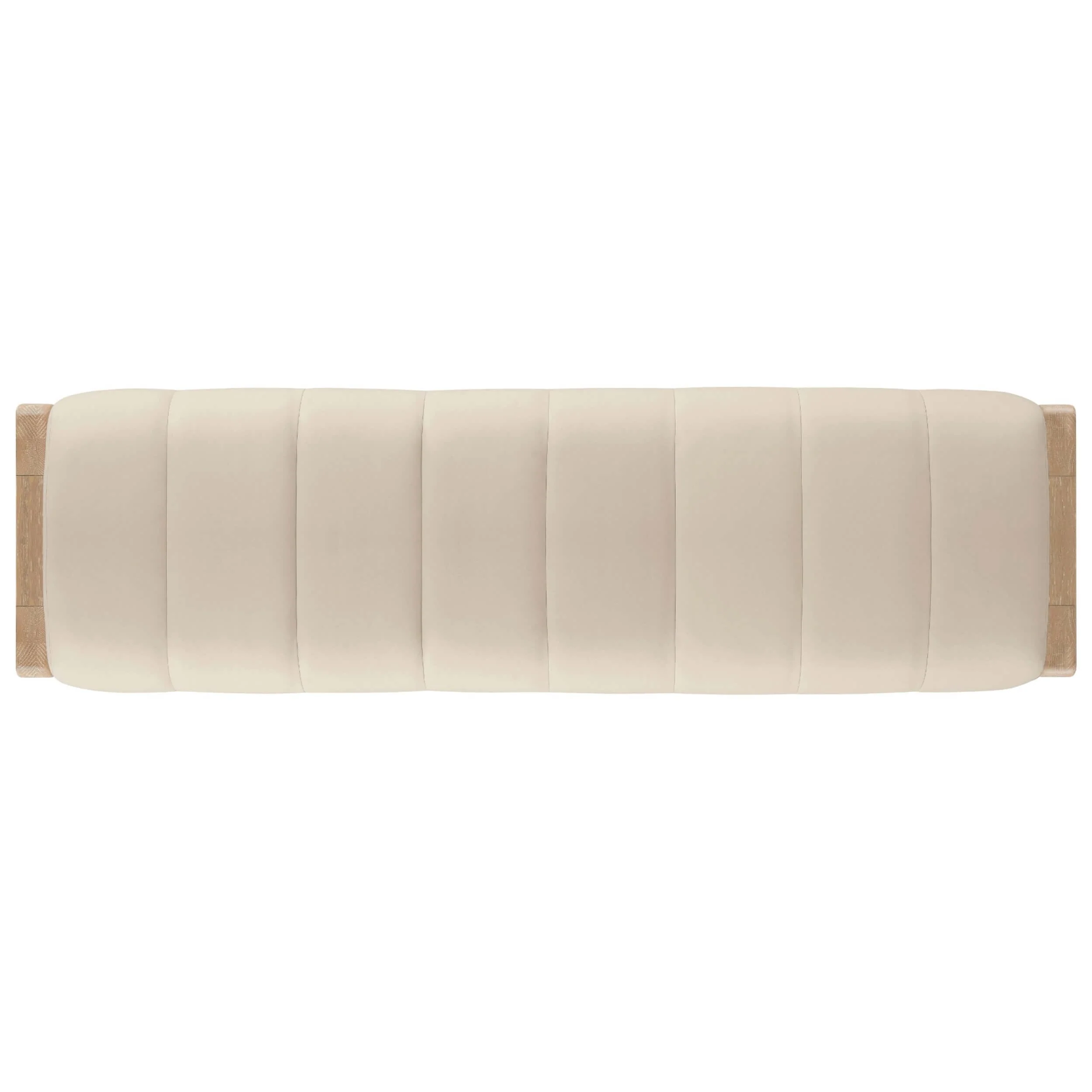 Banyon Bay Leather Bench, Sunbleached - Image 3