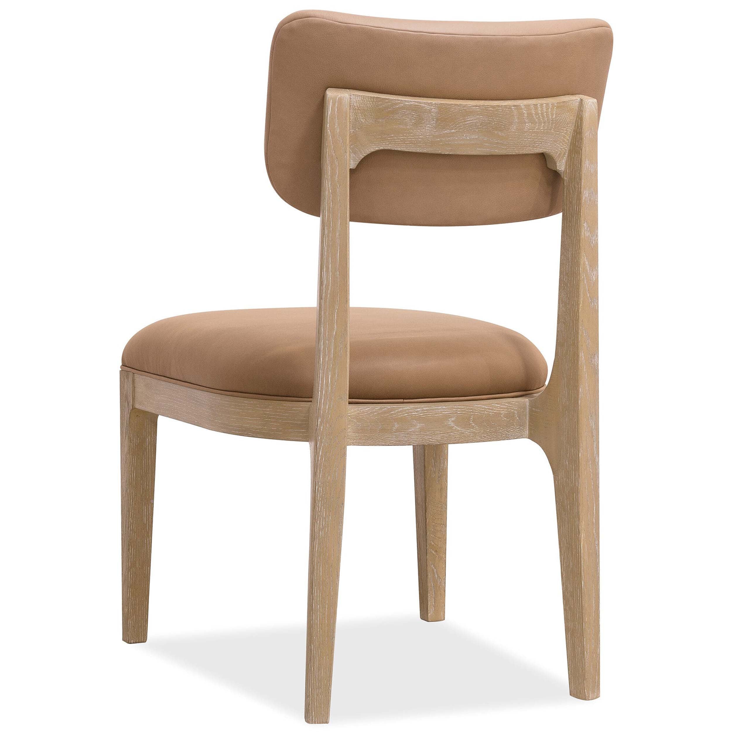Banyon Bay Leather Side Chair, Toast, Set of 2 - Image 3