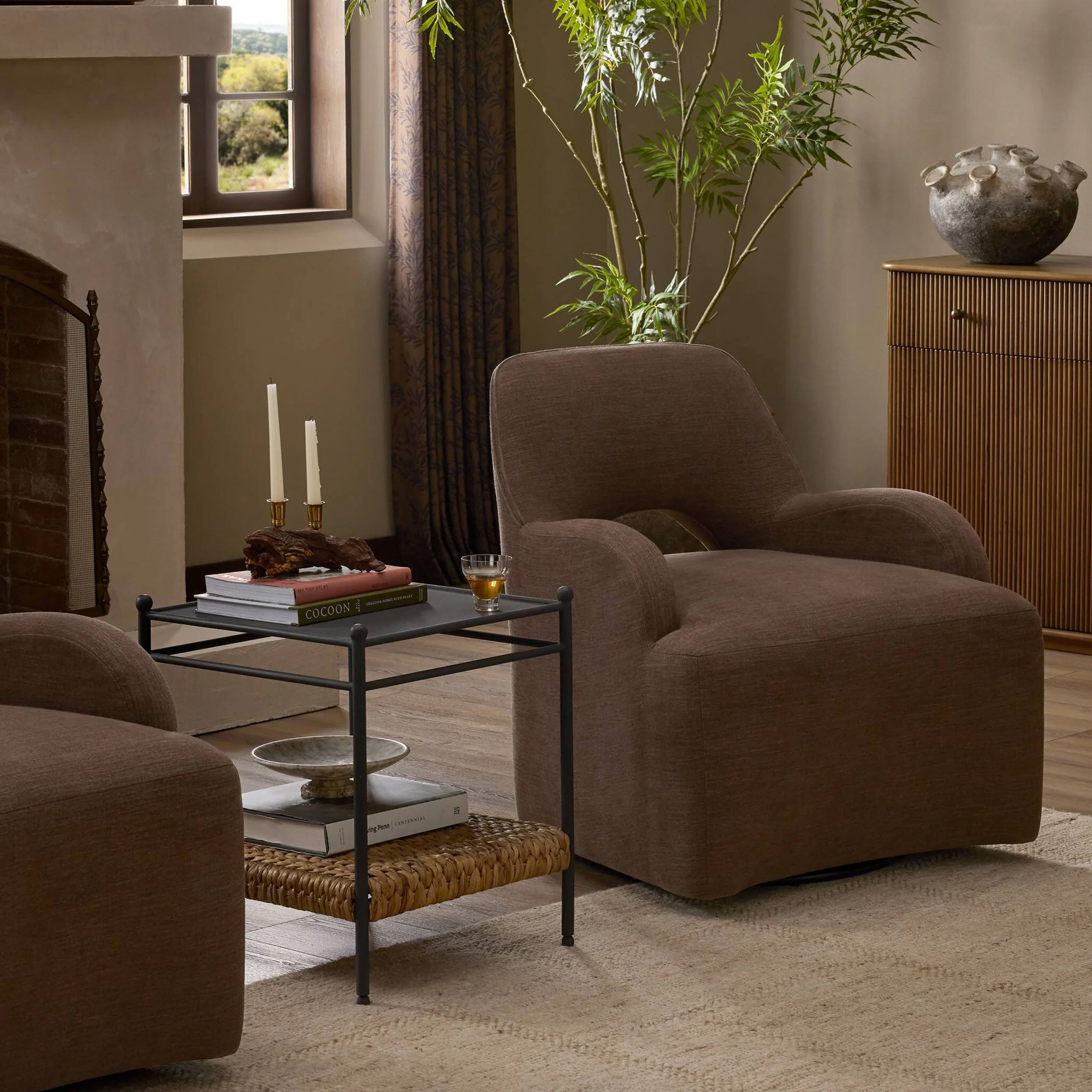 Barclay Swivel Chair, Laughlin Cafe by Four Hands - Image 8