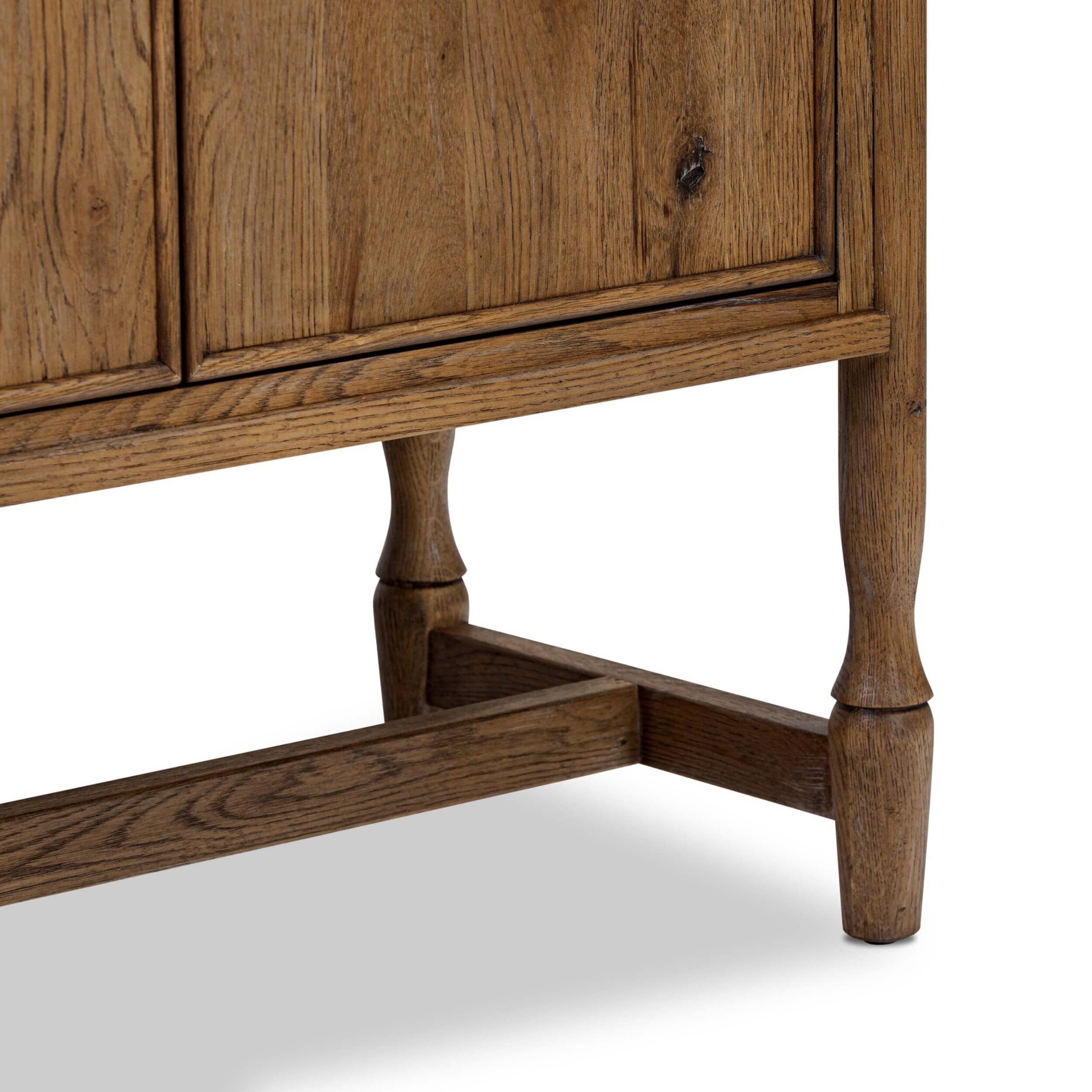 Bari Bar Cabinet, Weathered Oak by Amber Lewis x Four Hands - Image 6