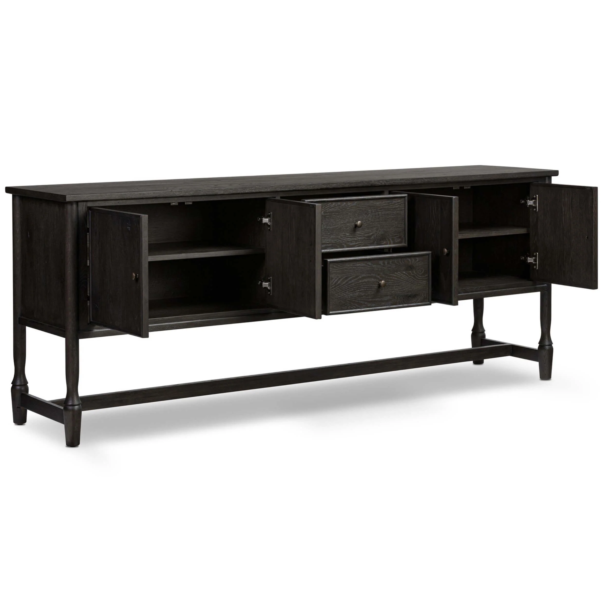 Bari Sideboard, Smoked Black by Amber Lewis x Four Hands - Image 4