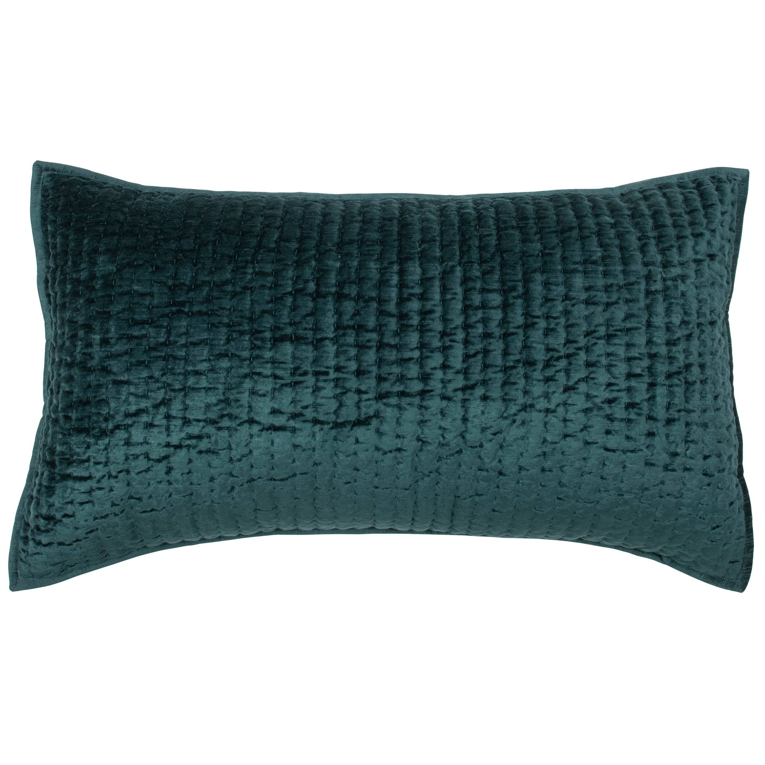 Bari Velvet Sham, Emerald - Image 7