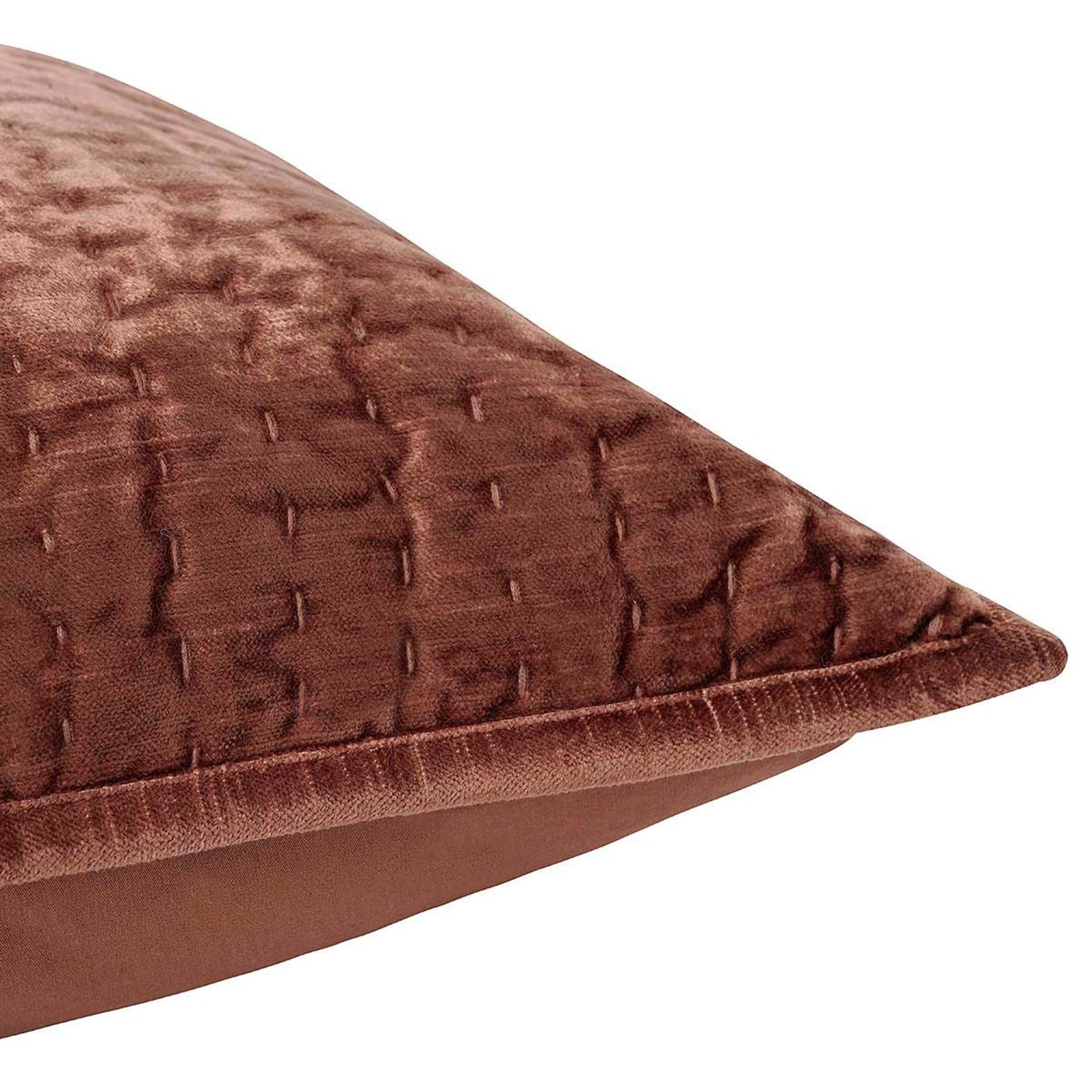 Bari Velvet Sham, Terracotta - Image 12