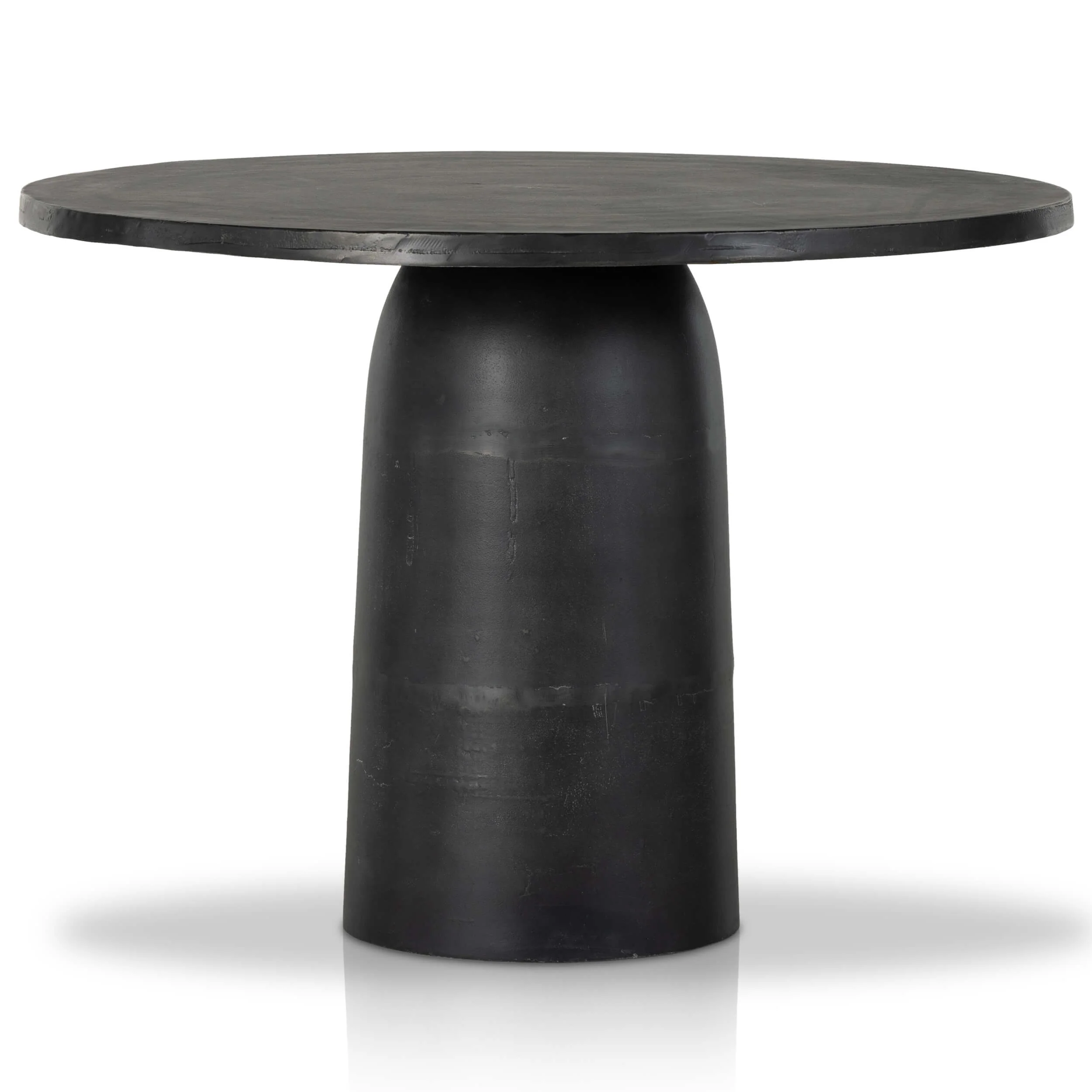 Basil 42" Outdoor Dining Table, Aged Grey by Four Hands