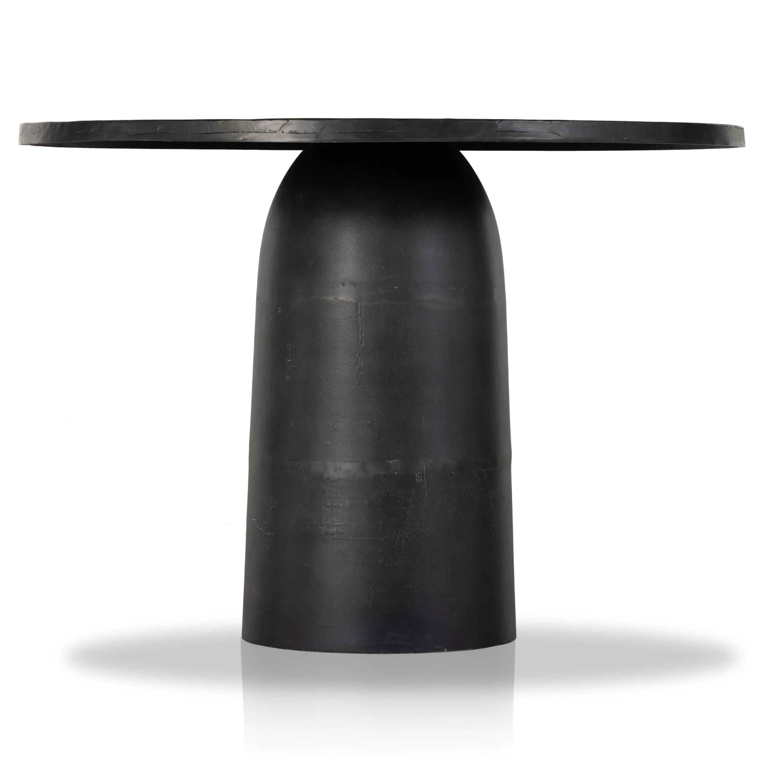 Basil 42" Outdoor Dining Table, Aged Grey by Four Hands - Image 2