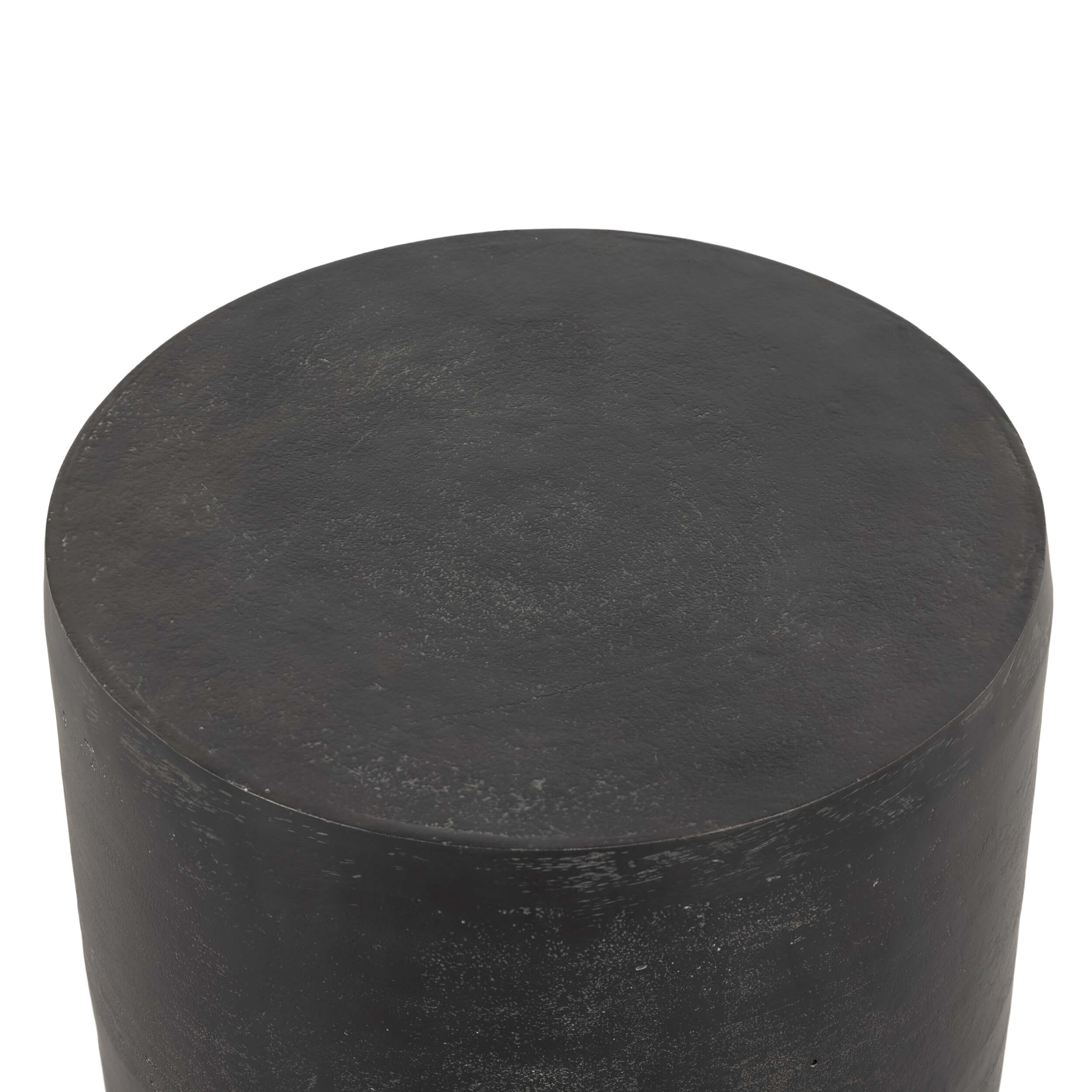 Basil Outdoor Drink Table, Aged Grey by Four Hands - Image 4