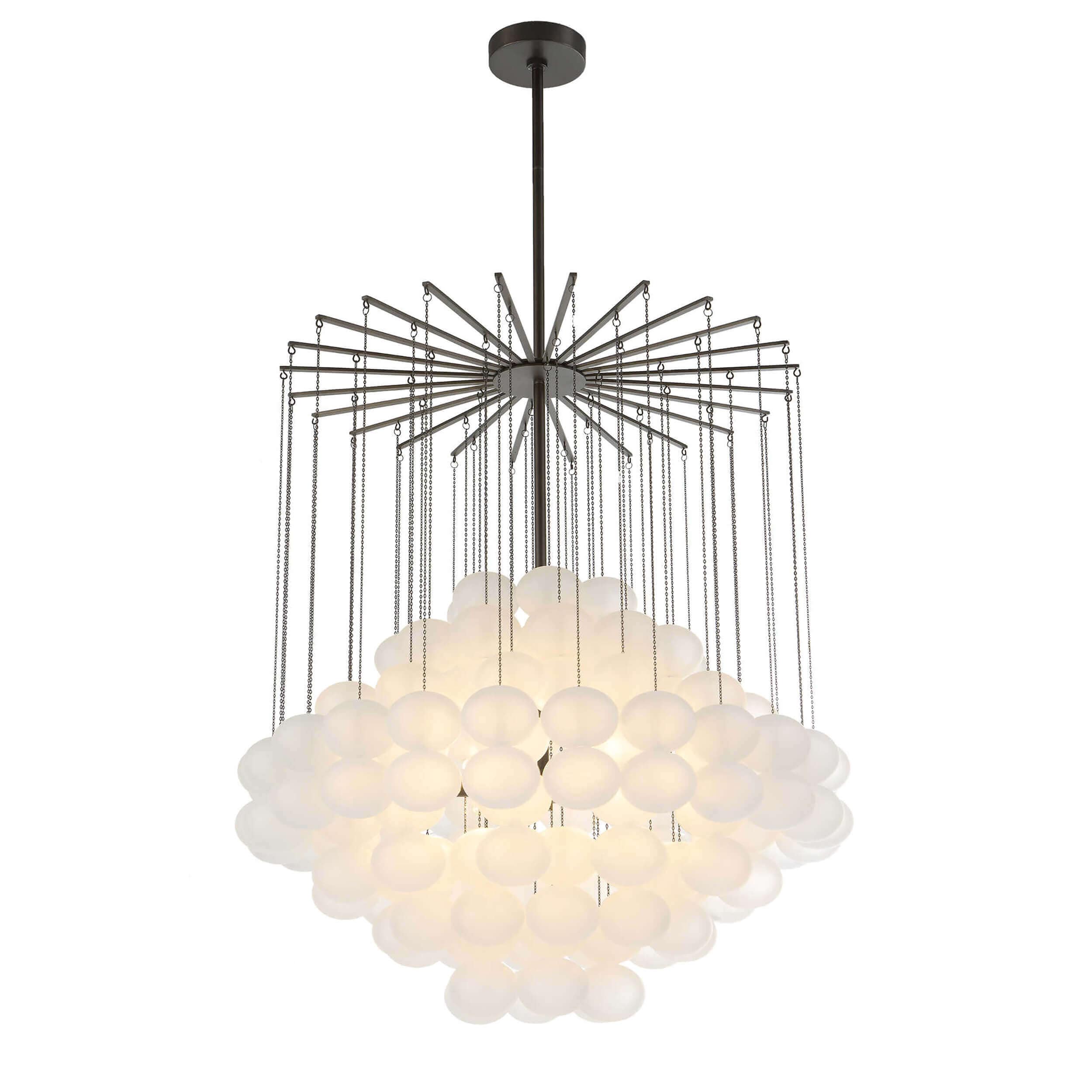 Luminary Chandelier, Bronze - Image 4
