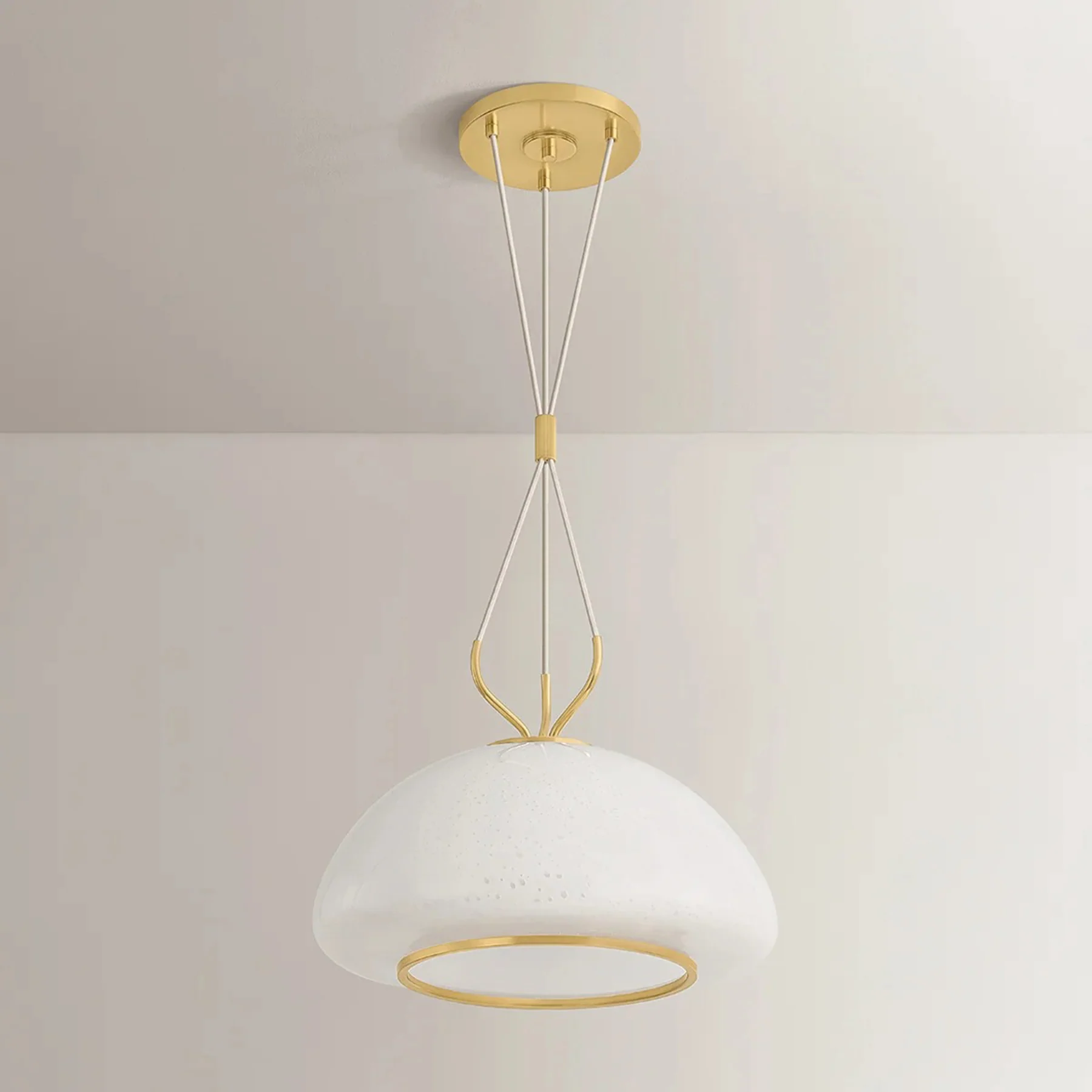 Baudette Pendant, Aged Brass - Image 5