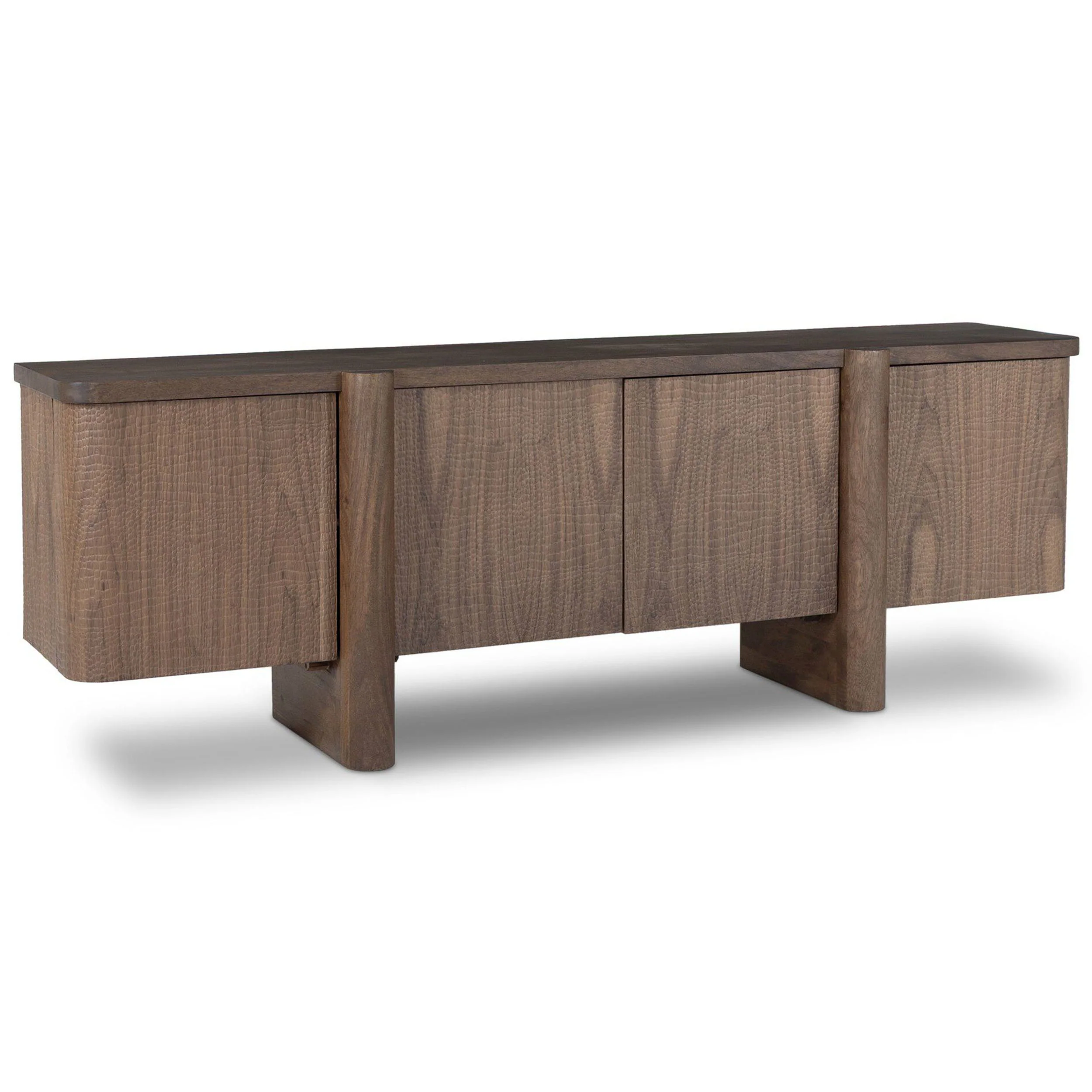 Baxter Media Console, Weathered Mango by Four Hands
