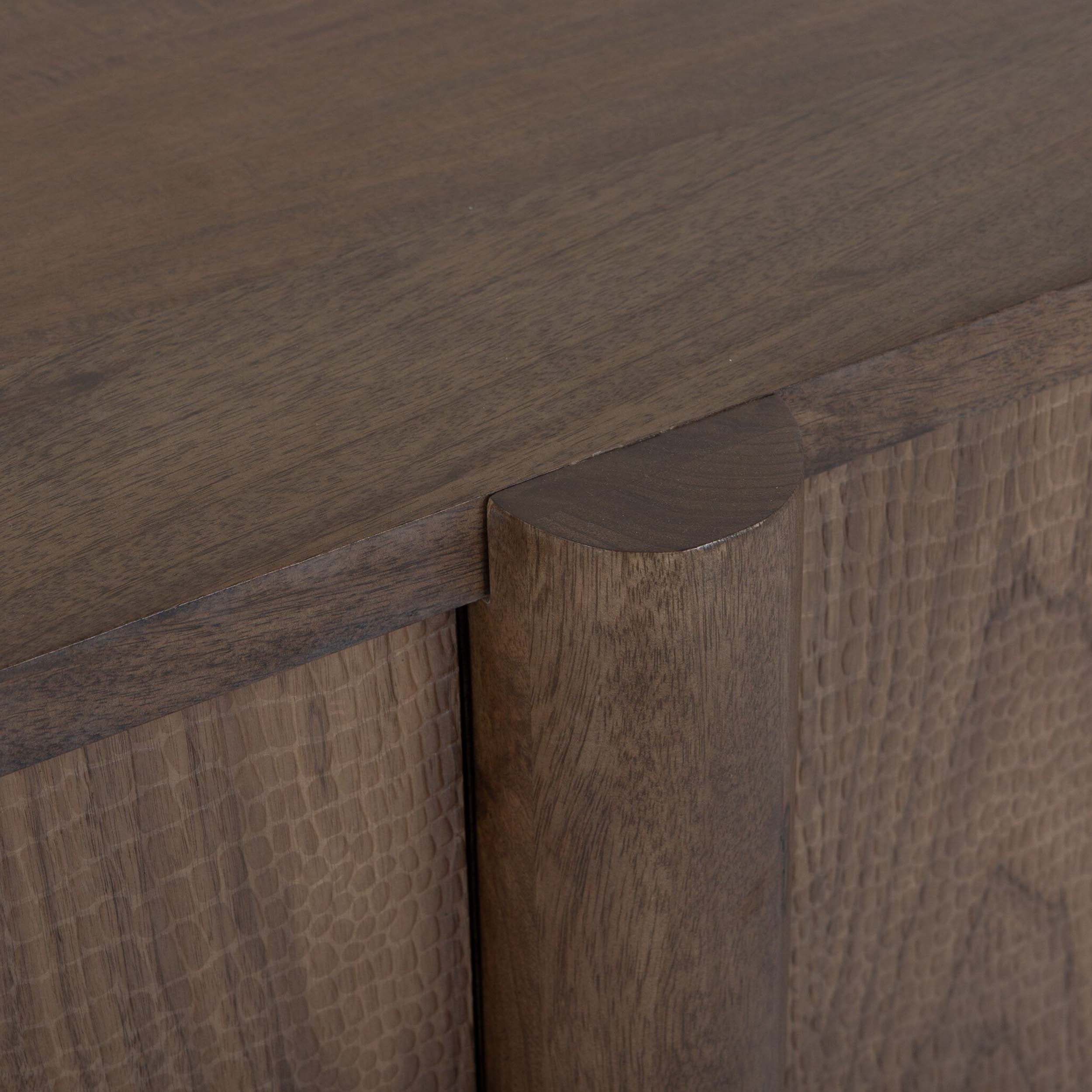 Baxter Media Console, Weathered Mango by Four Hands - Image 6