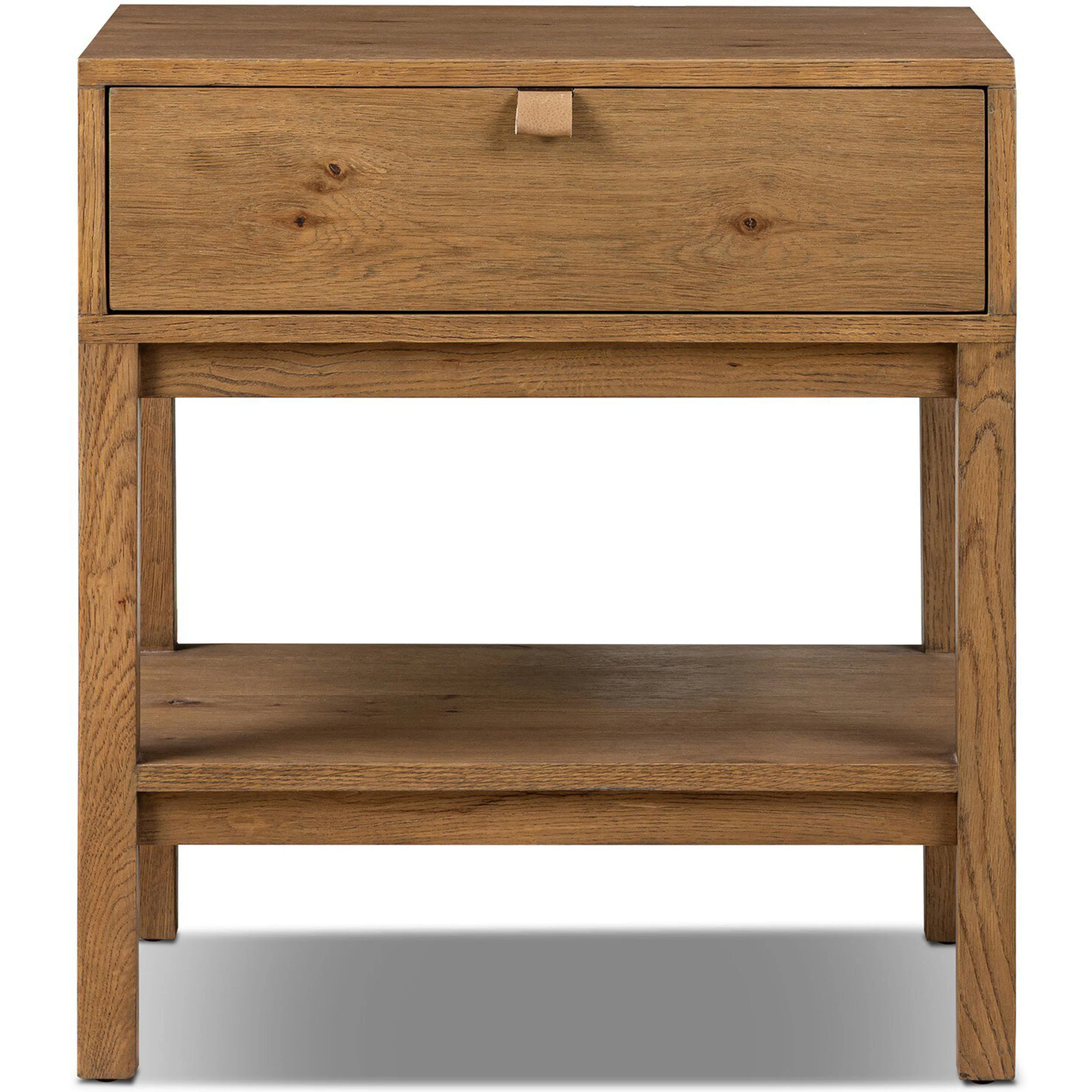 Tula Nightstand, Worn Oak by Four Hands - Image 2