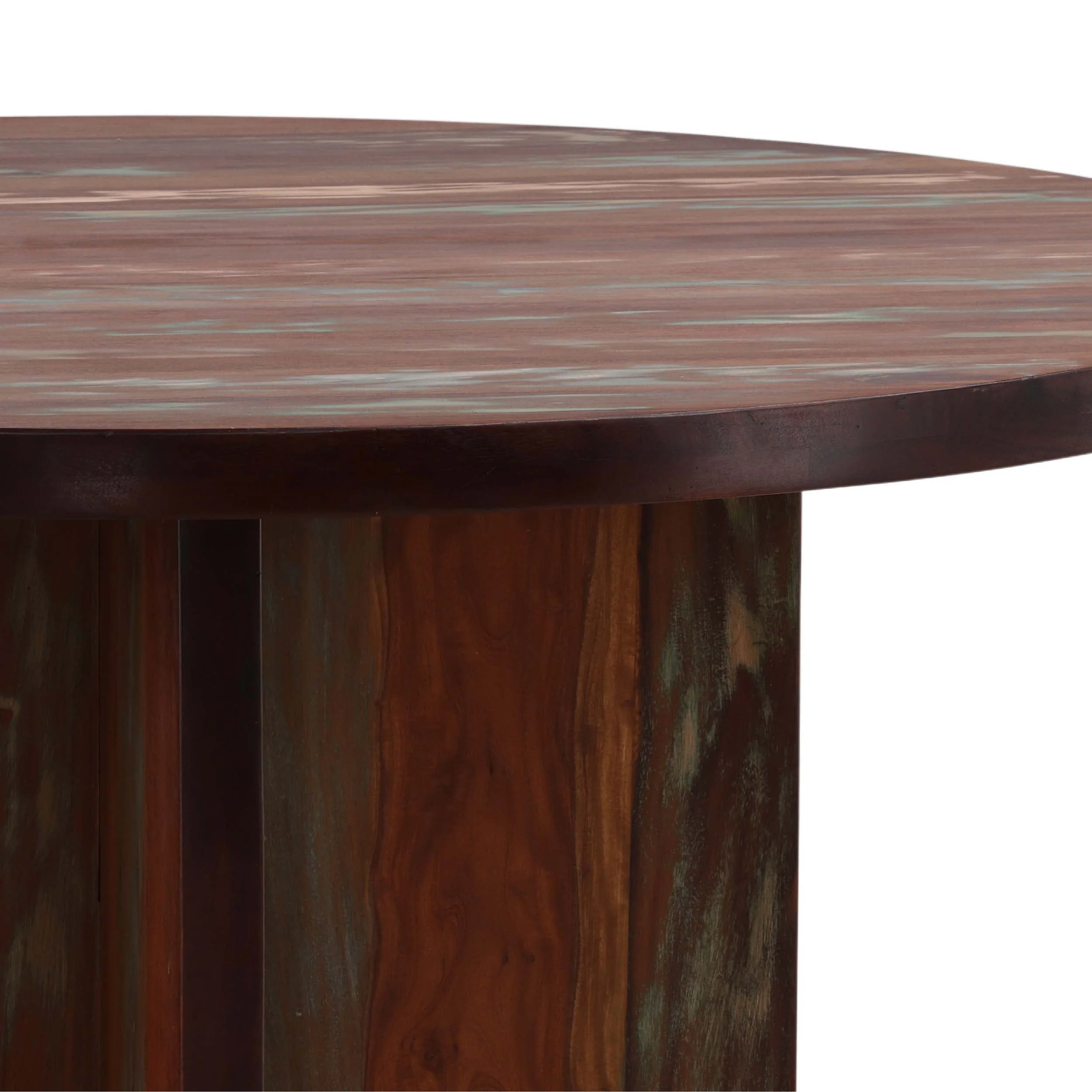 Bay Dining Table, Distressed Medium Brown - Image 4