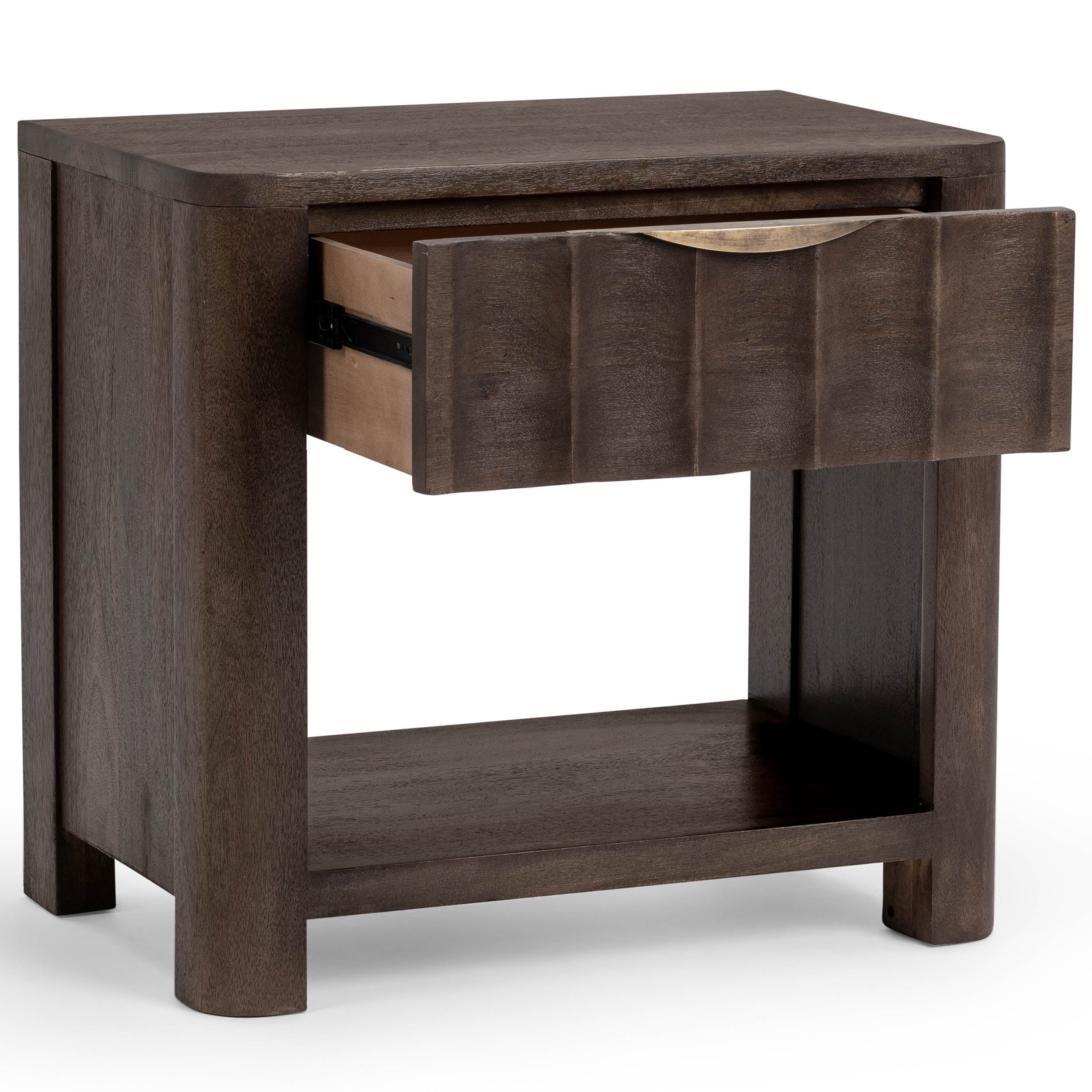 Baylee 1 Drawer Nightstand, Cocoa Brown - Image 3