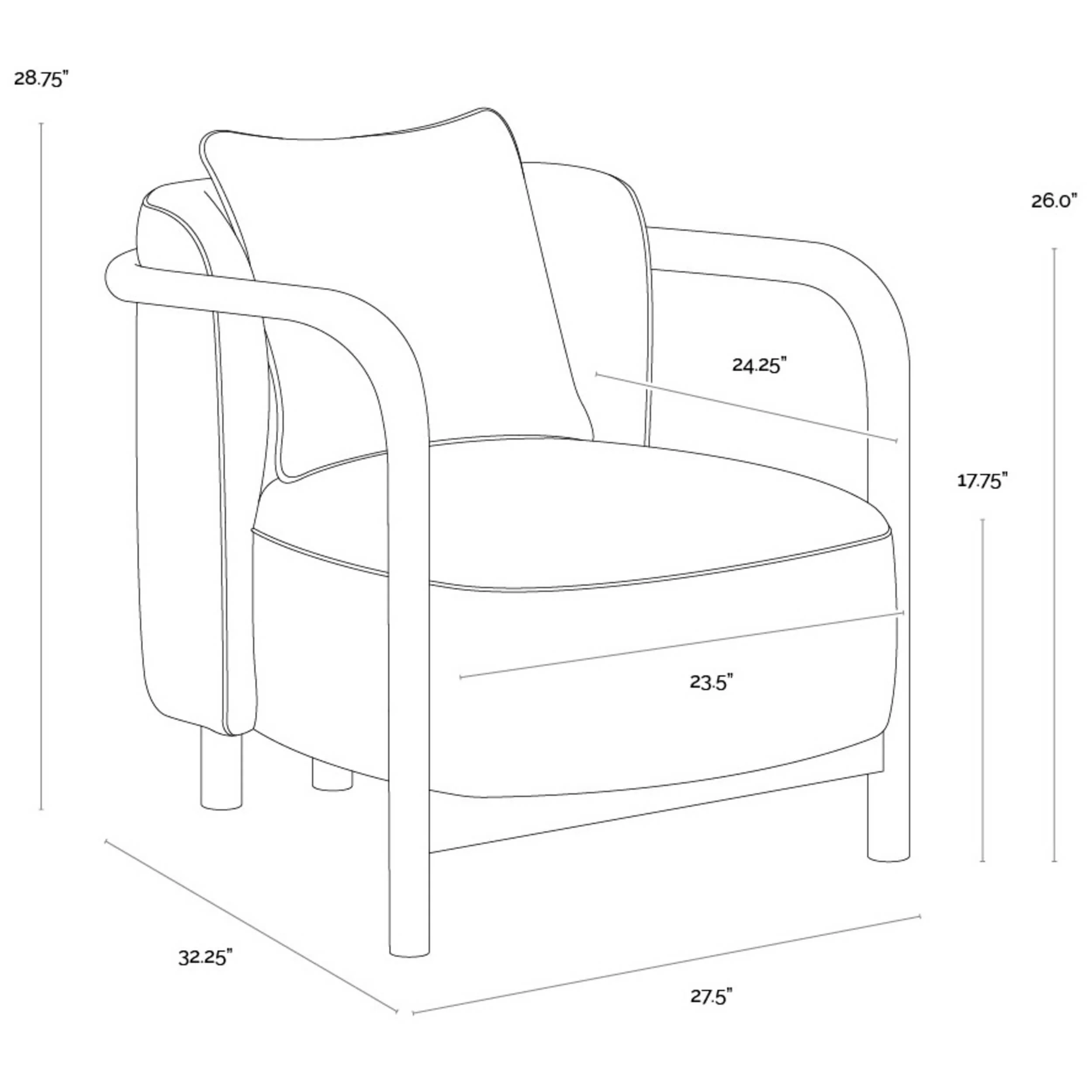 Beatrice Chair, Dove Cream - Image 5