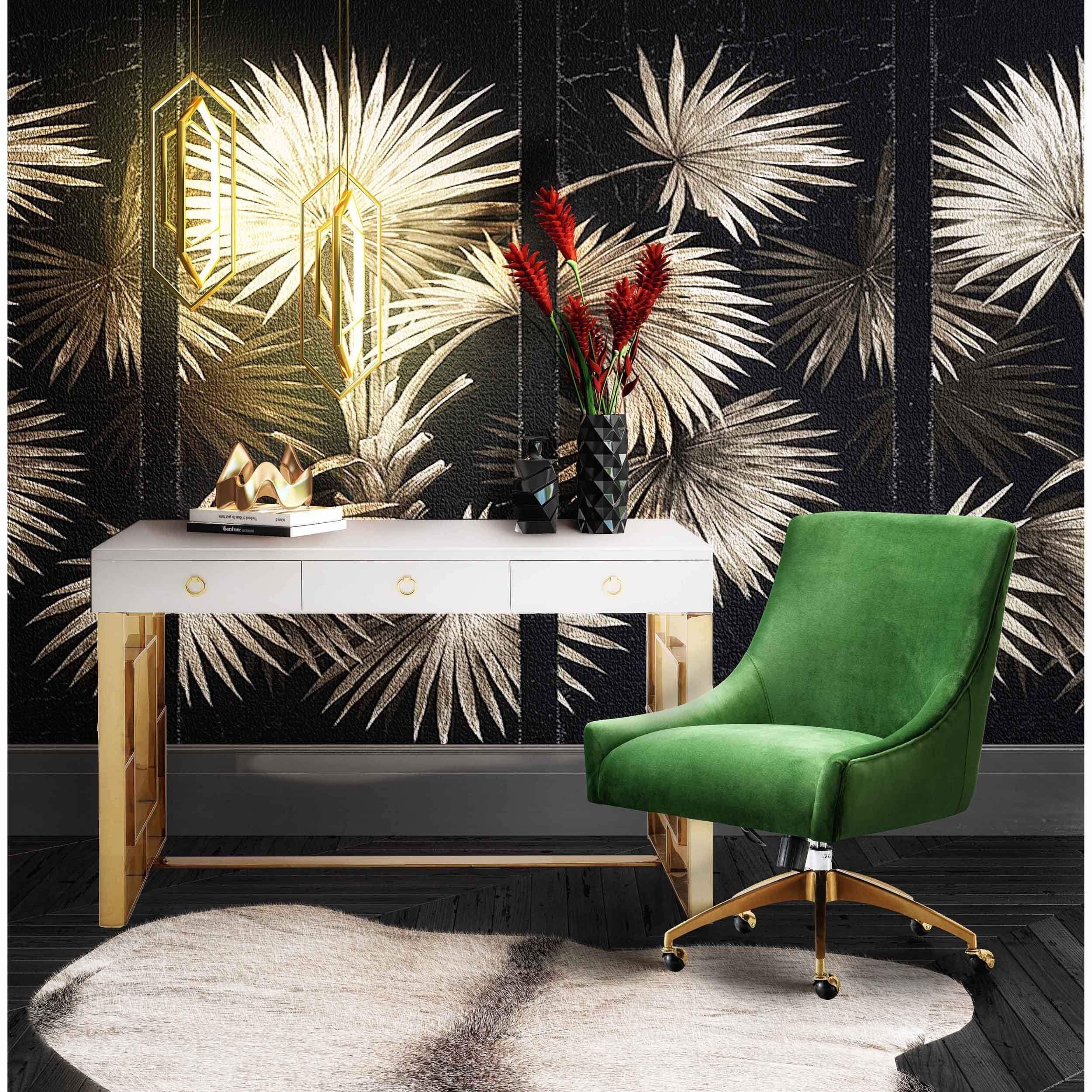 Beatrix Swivel Office Chair, Green - Image 6